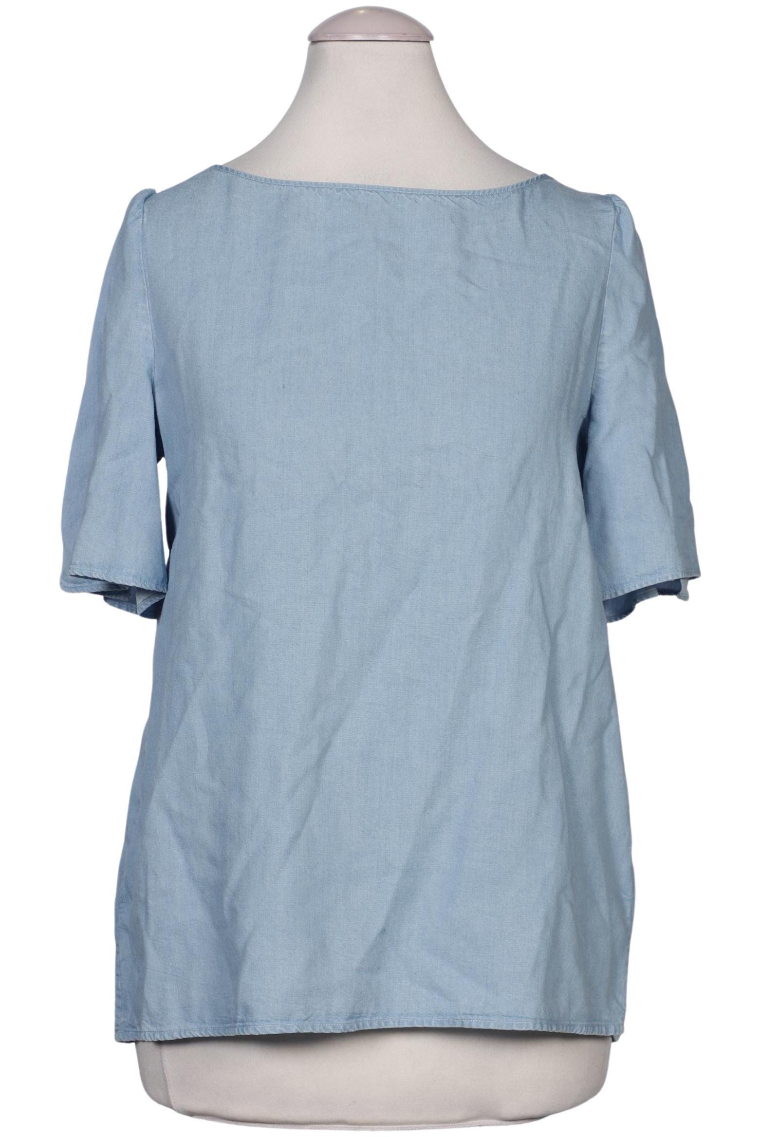 

Massimo Dutti Damen Bluse, blau, Gr. 34