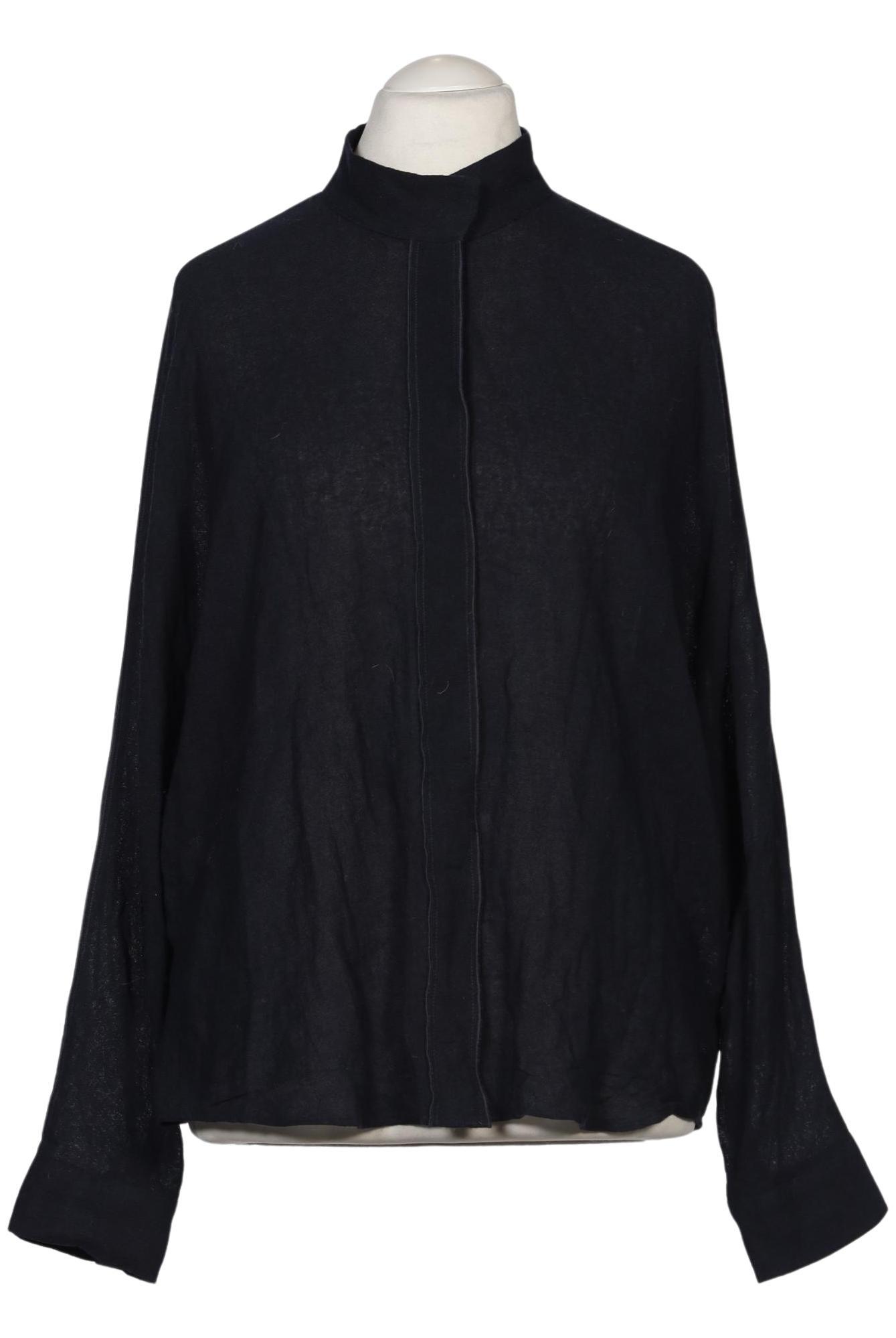 

Massimo Dutti Damen Bluse, marineblau, Gr. 38