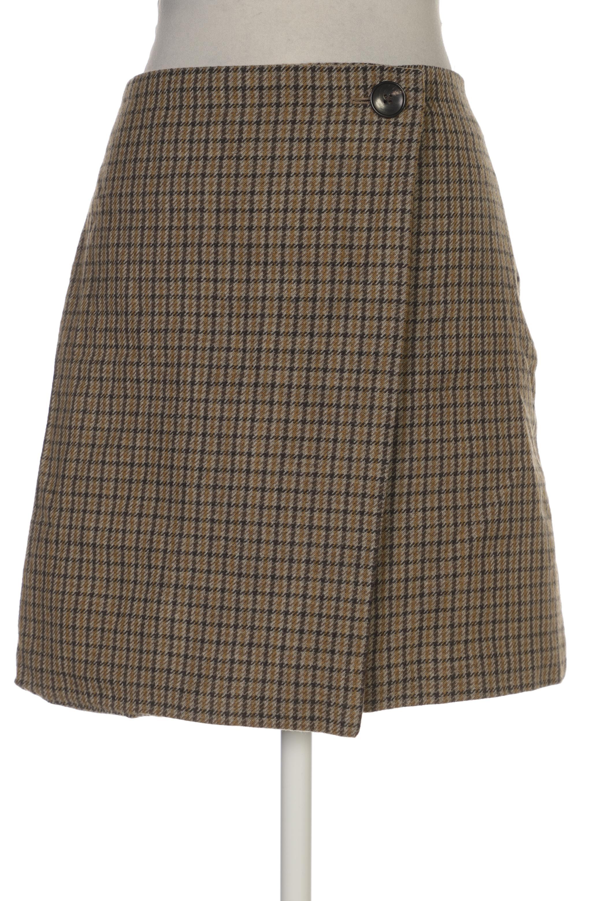 

Massimo Dutti Damen Rock, beige, Gr. 40