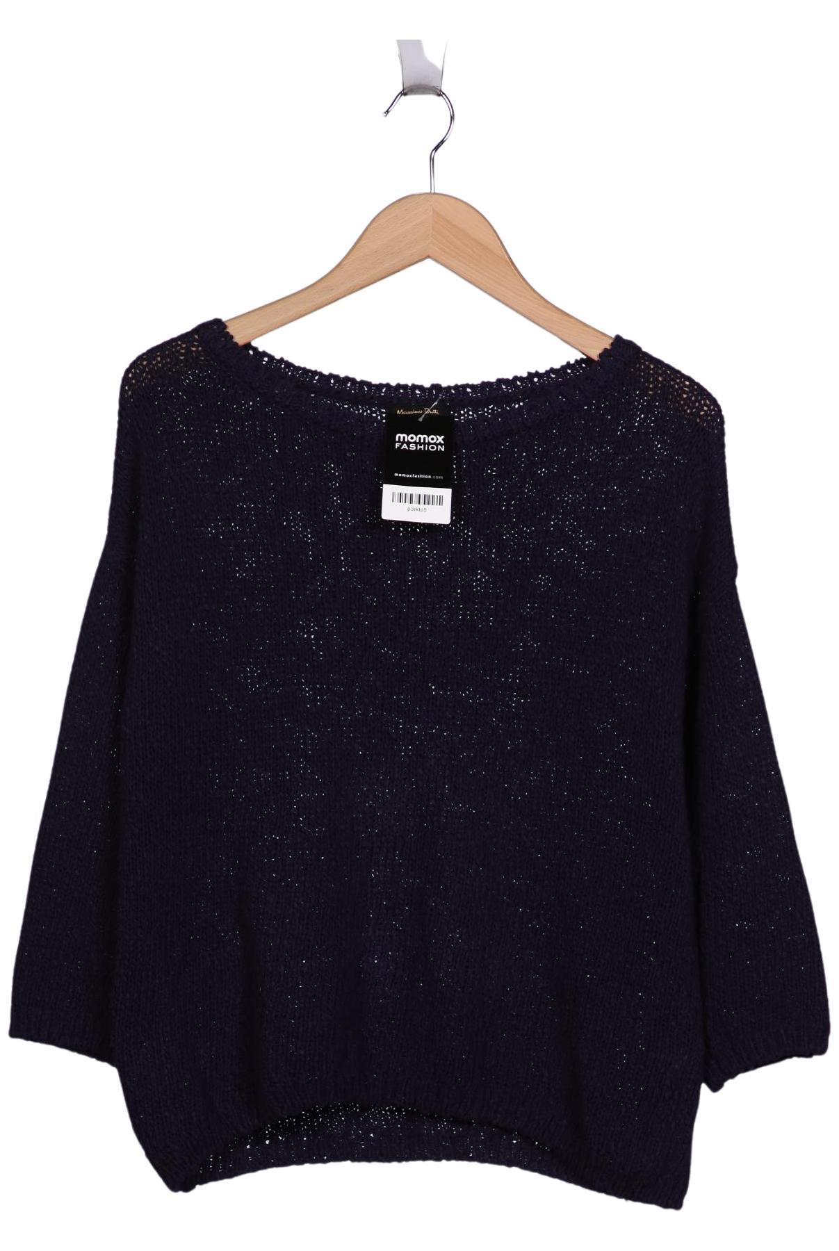 

Massimo Dutti Damen Pullover, marineblau, Gr. 36