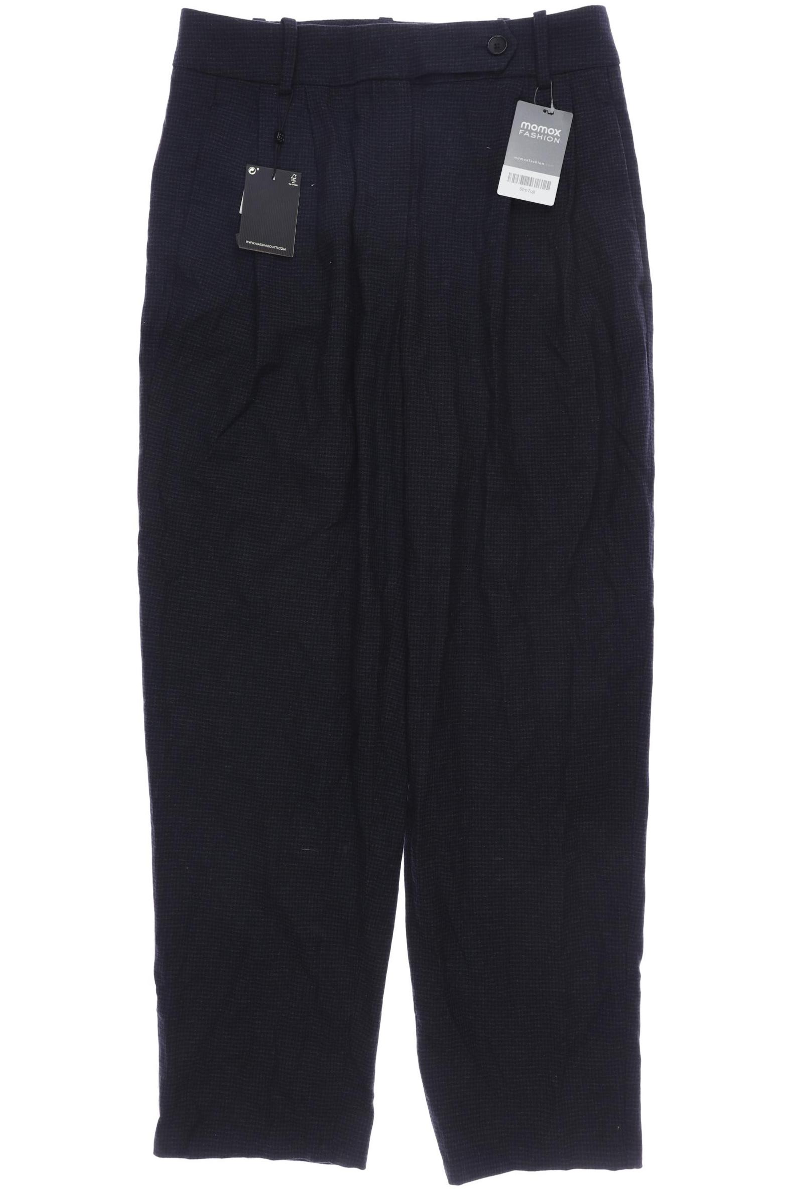 

Massimo Dutti Damen Stoffhose, marineblau, Gr. 38