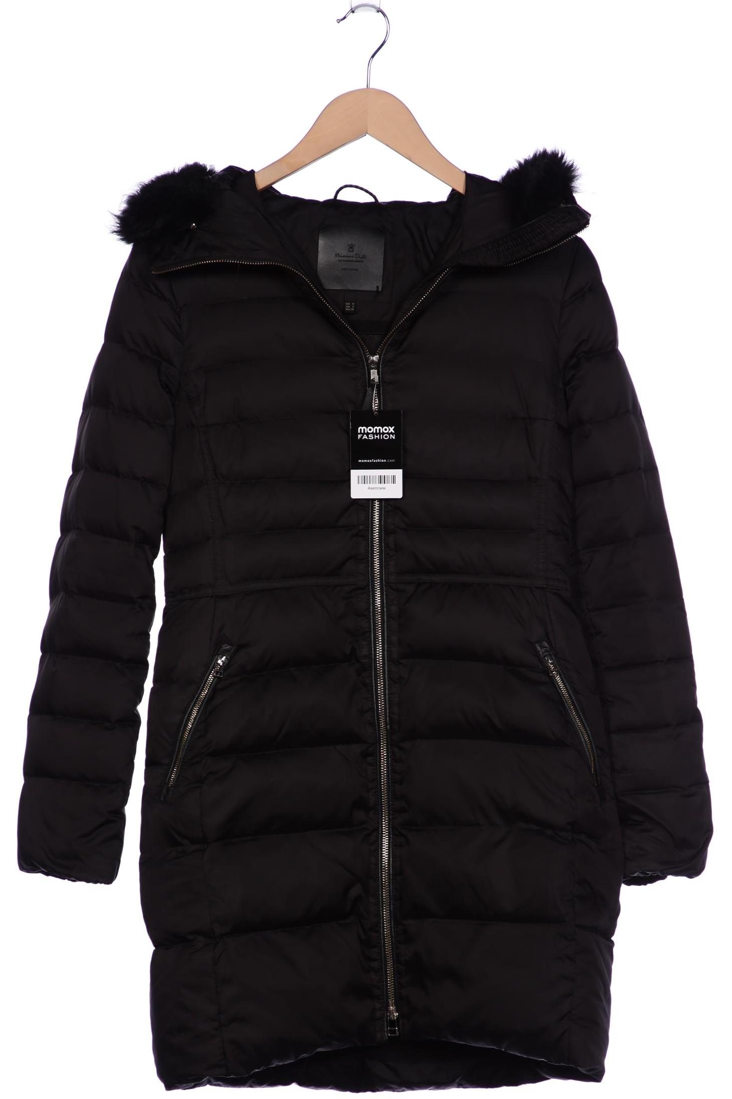 

Massimo Dutti Damen Mantel, schwarz, Gr. 36