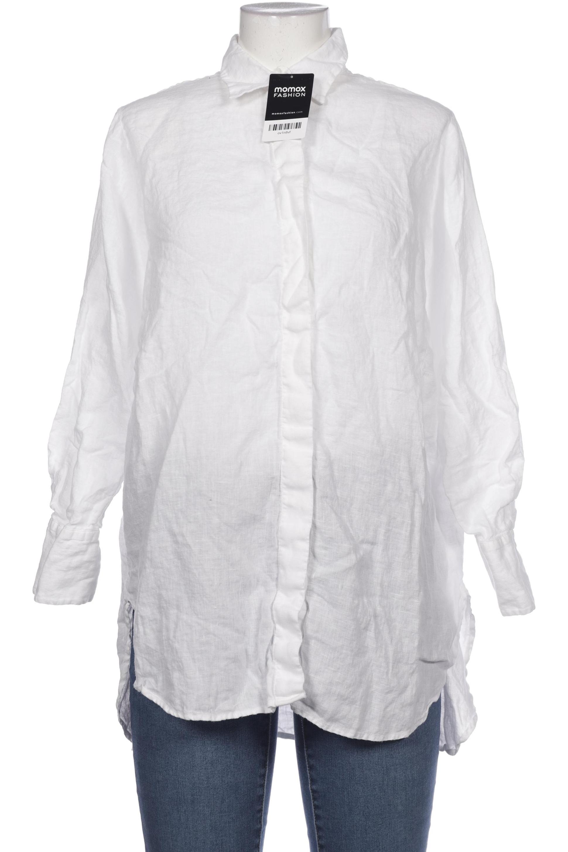

Massimo Dutti Damen Bluse, weiß, Gr. 36