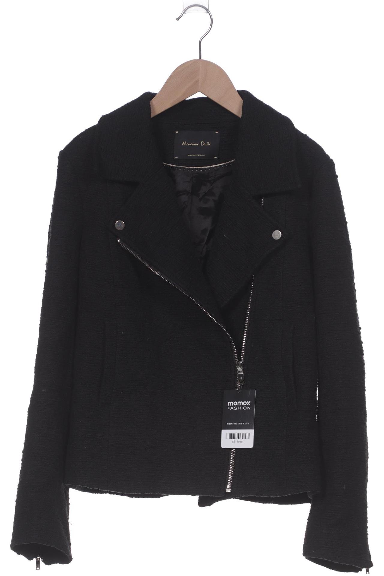 

Massimo Dutti Damen Jacke, schwarz, Gr. 44