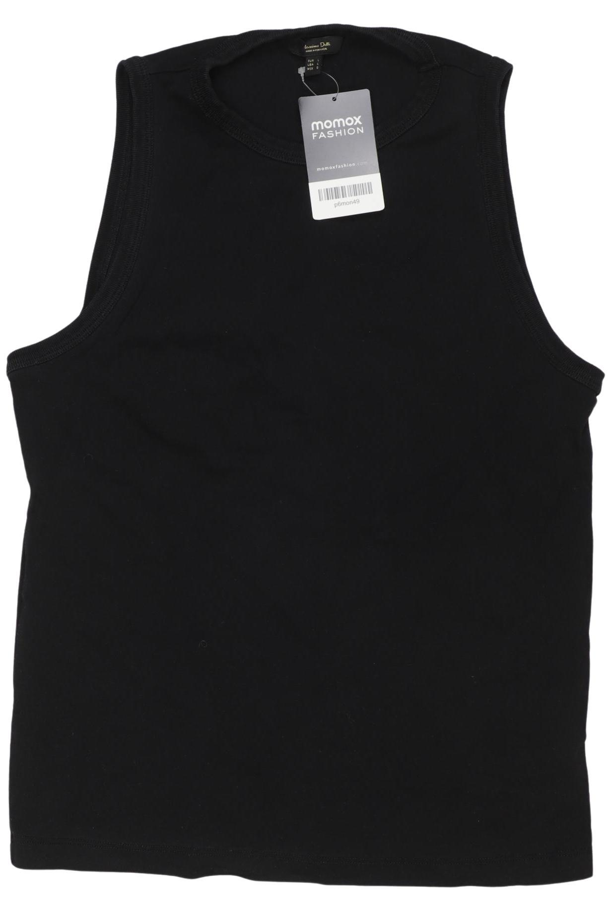 

Massimo Dutti Damen Top, schwarz, Gr. 42