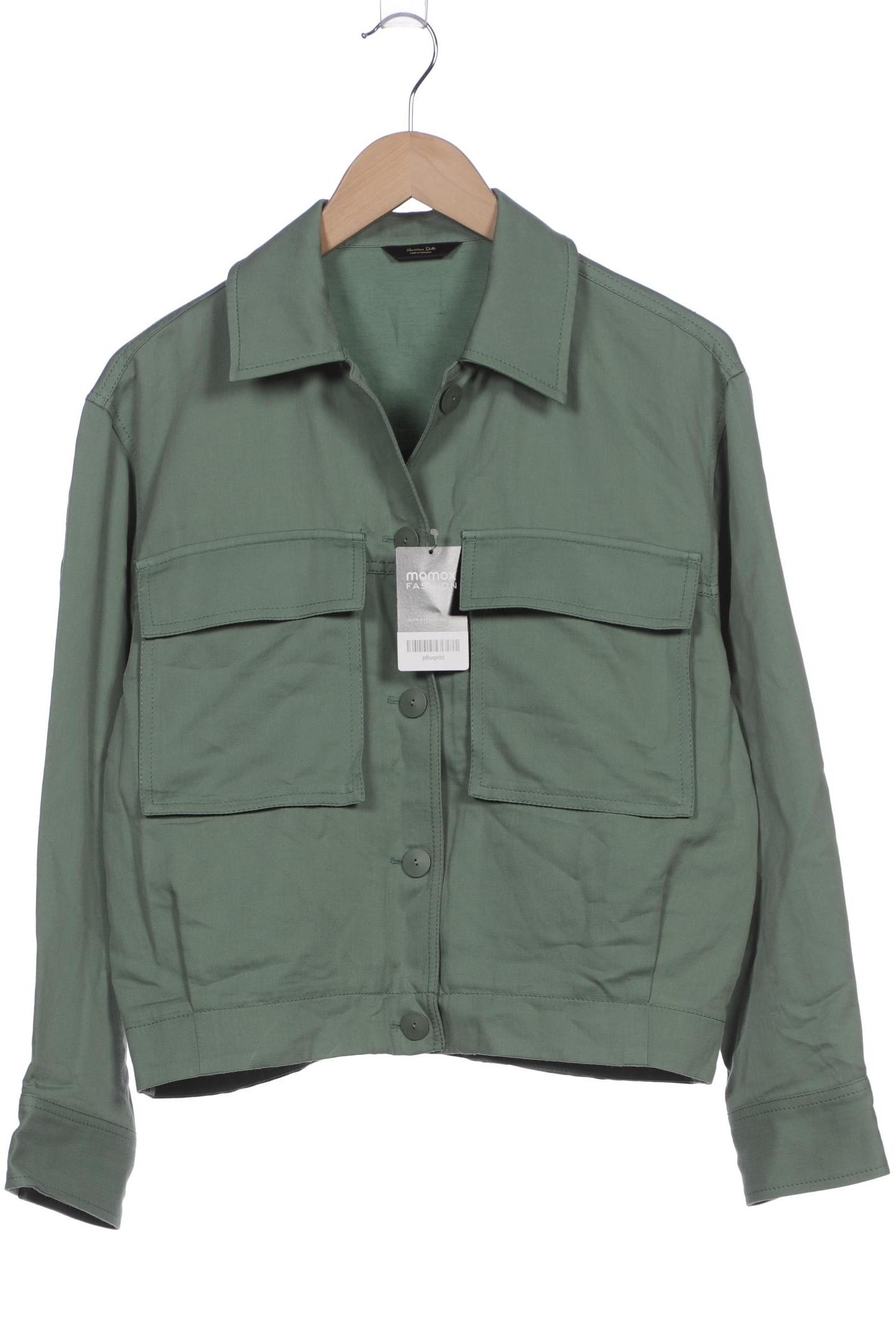 

Massimo Dutti Damen Jacke, grün, Gr. 38