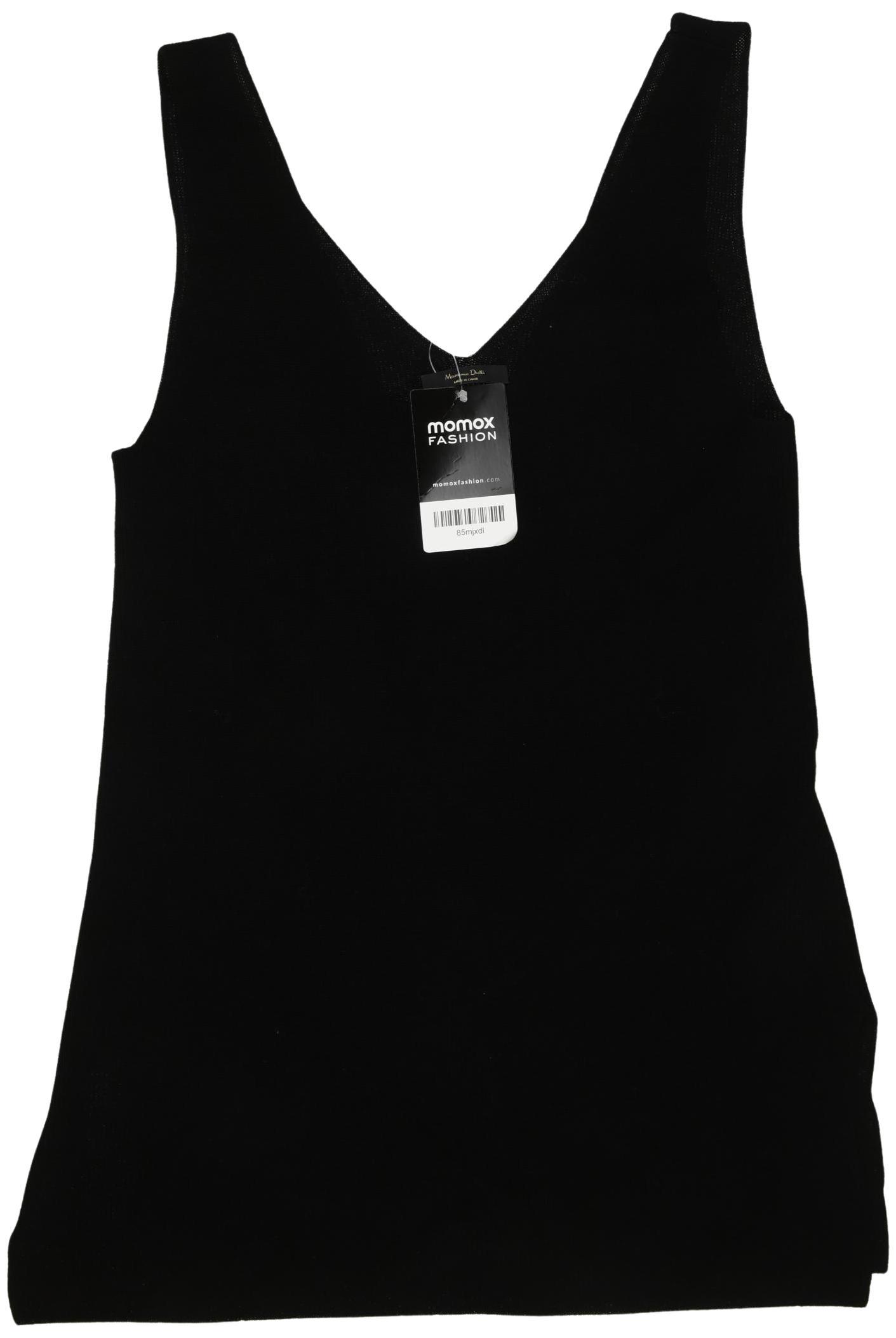 

Massimo Dutti Damen Top, schwarz, Gr. 34