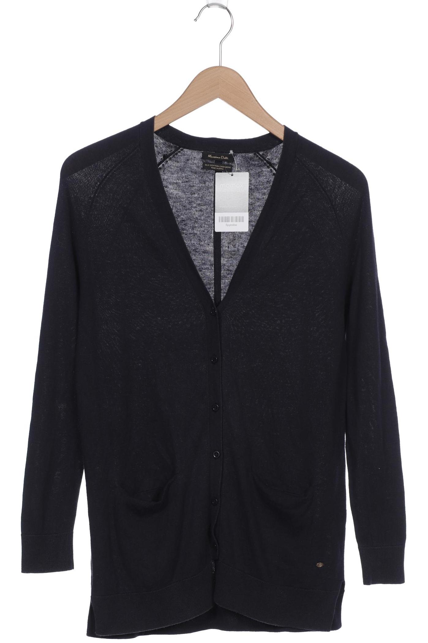 

Massimo Dutti Damen Strickjacke, marineblau, Gr. 36