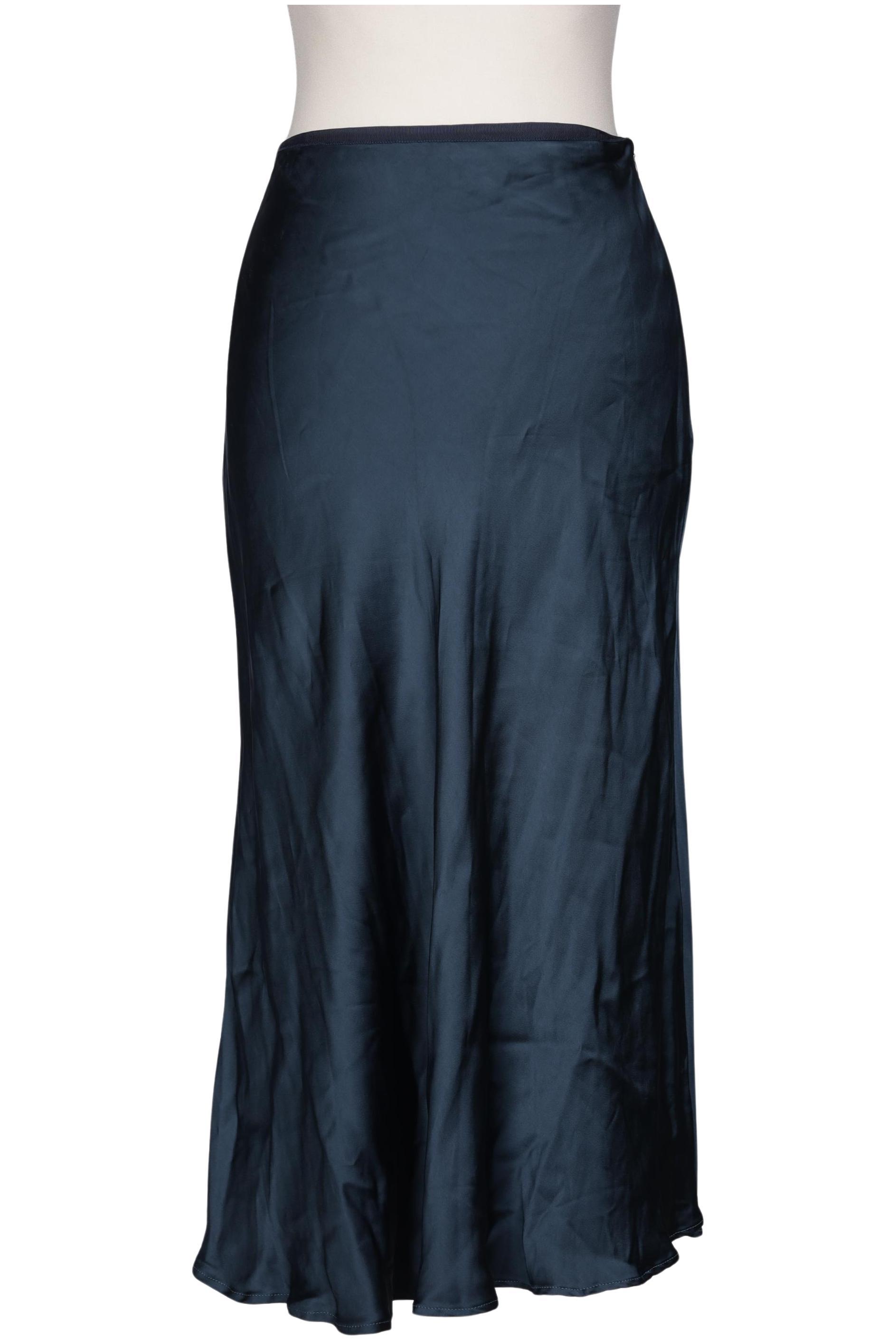 

Massimo Dutti Damen Rock, marineblau, Gr. 34