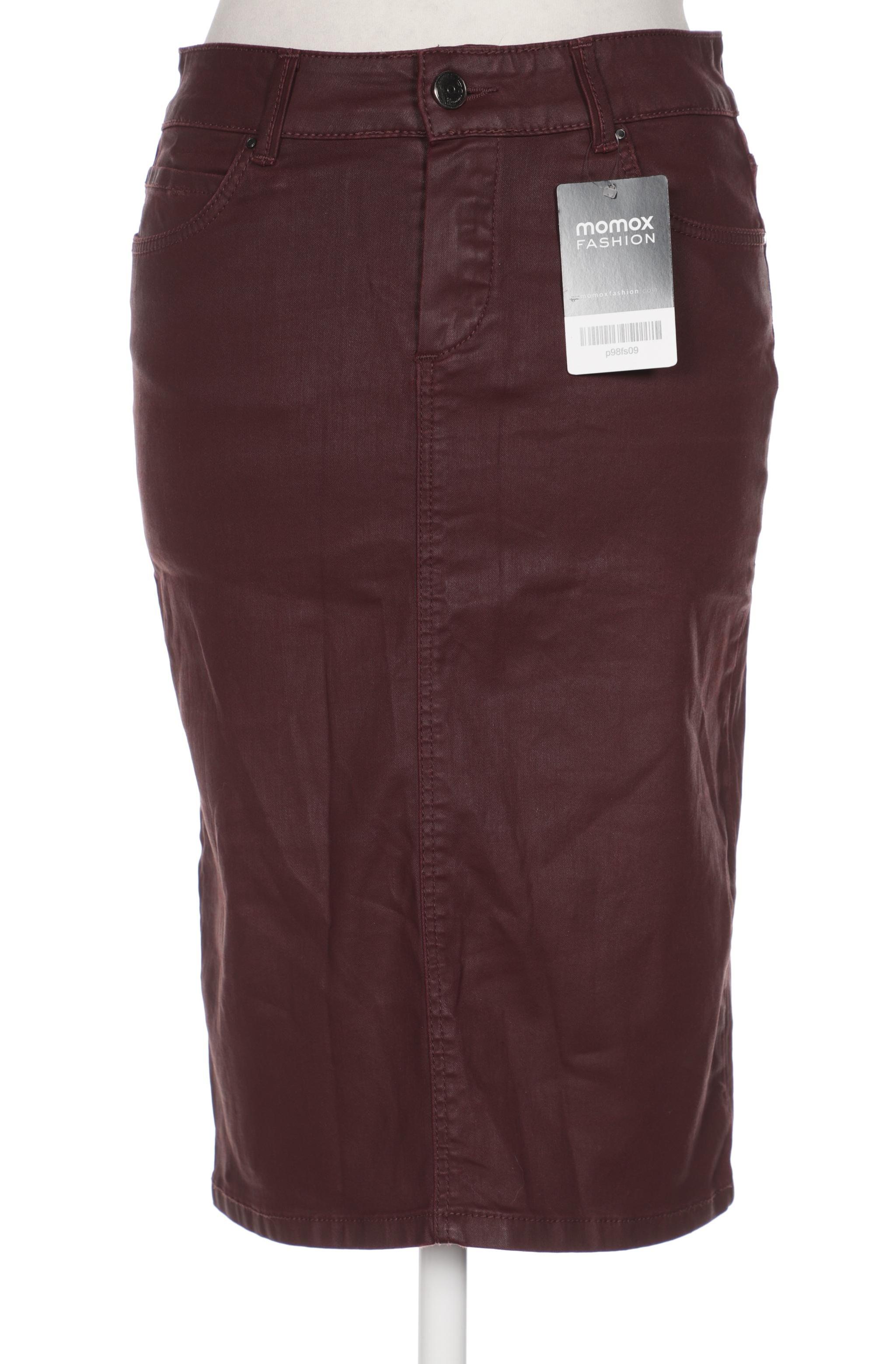 

Massimo Dutti Damen Rock, bordeaux, Gr. 34