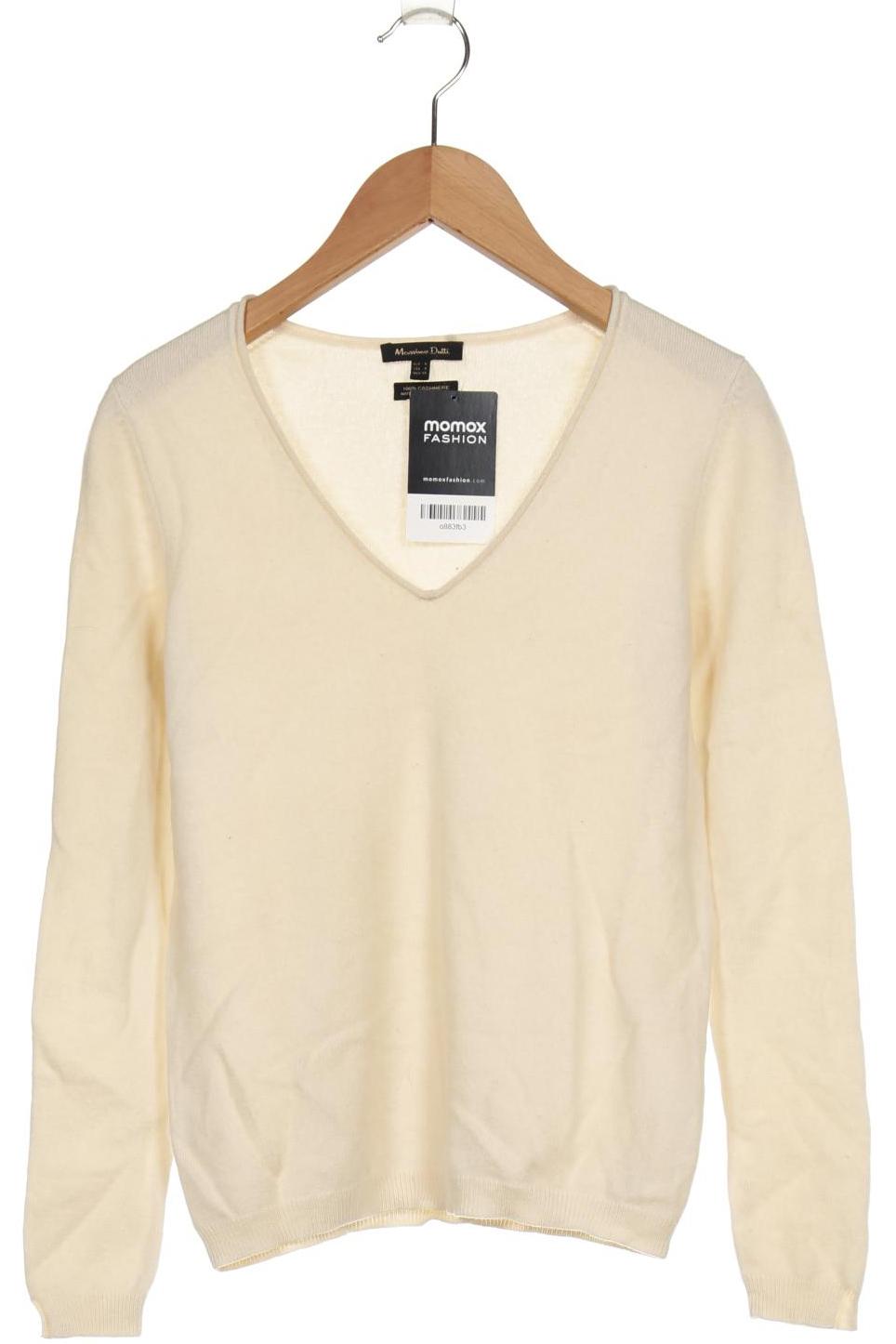 

Massimo Dutti Damen Pullover, cremeweiß, Gr. 36