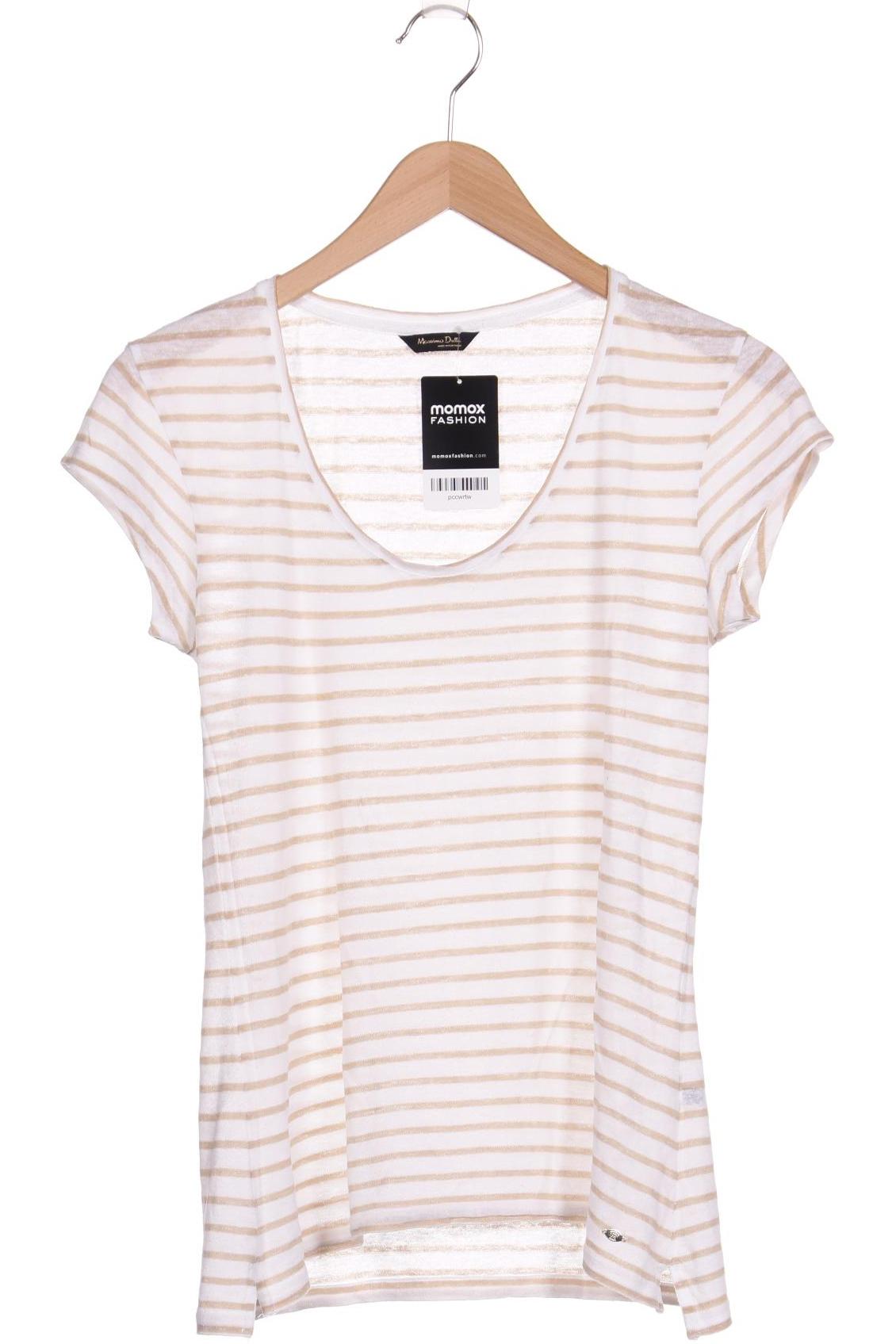 

Massimo Dutti Damen T-Shirt, weiß