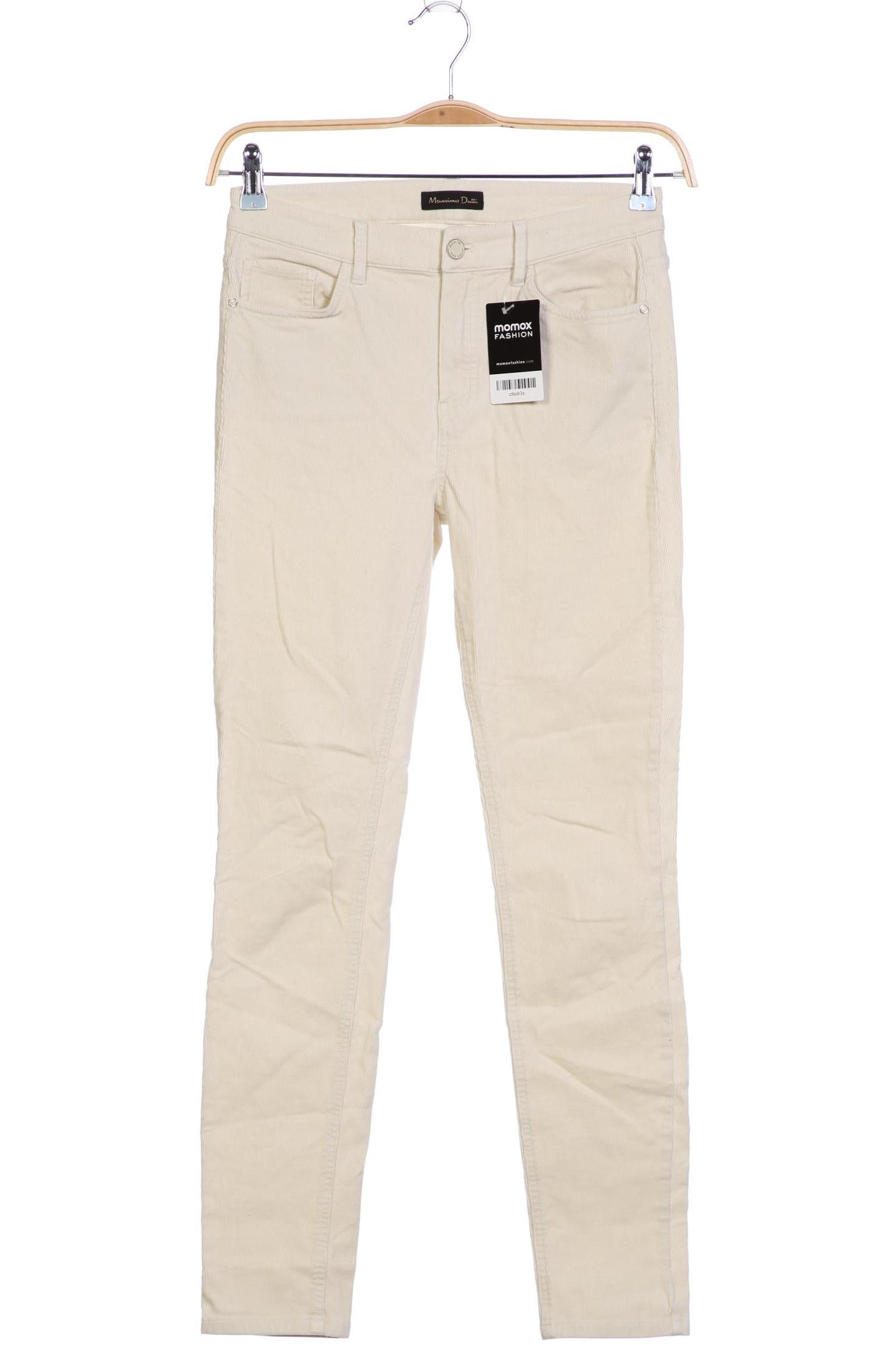 

Massimo Dutti Damen Stoffhose, cremeweiß
