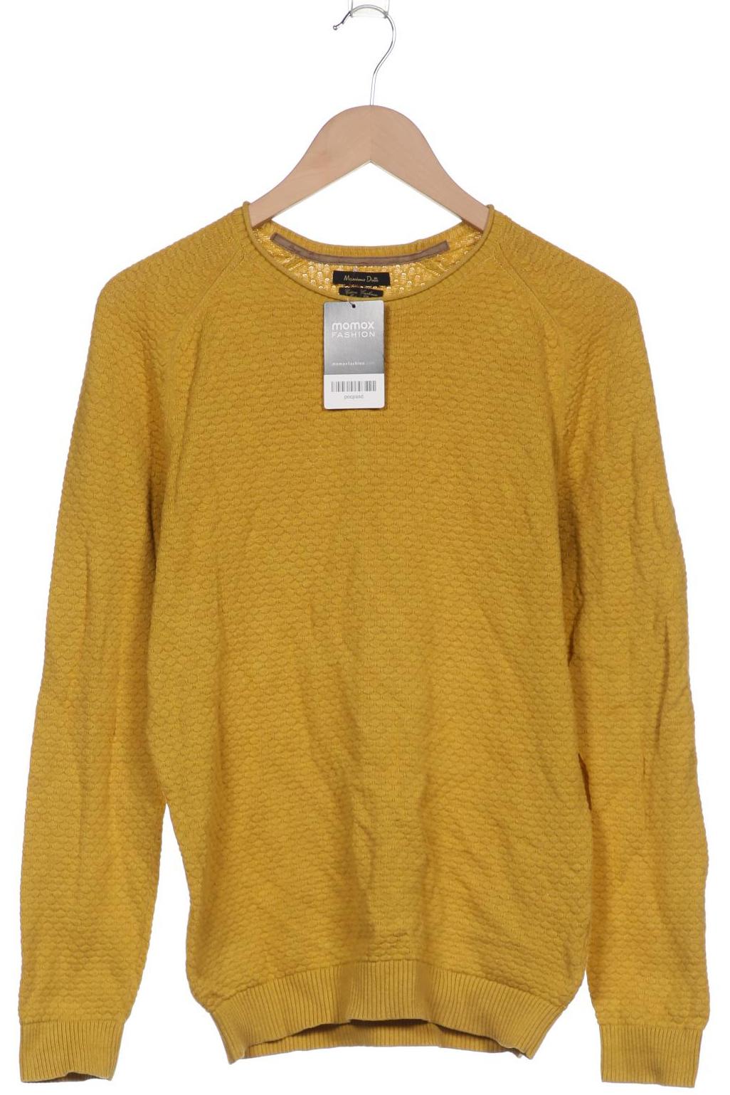 

Massimo Dutti Damen Pullover, gelb, Gr. 36