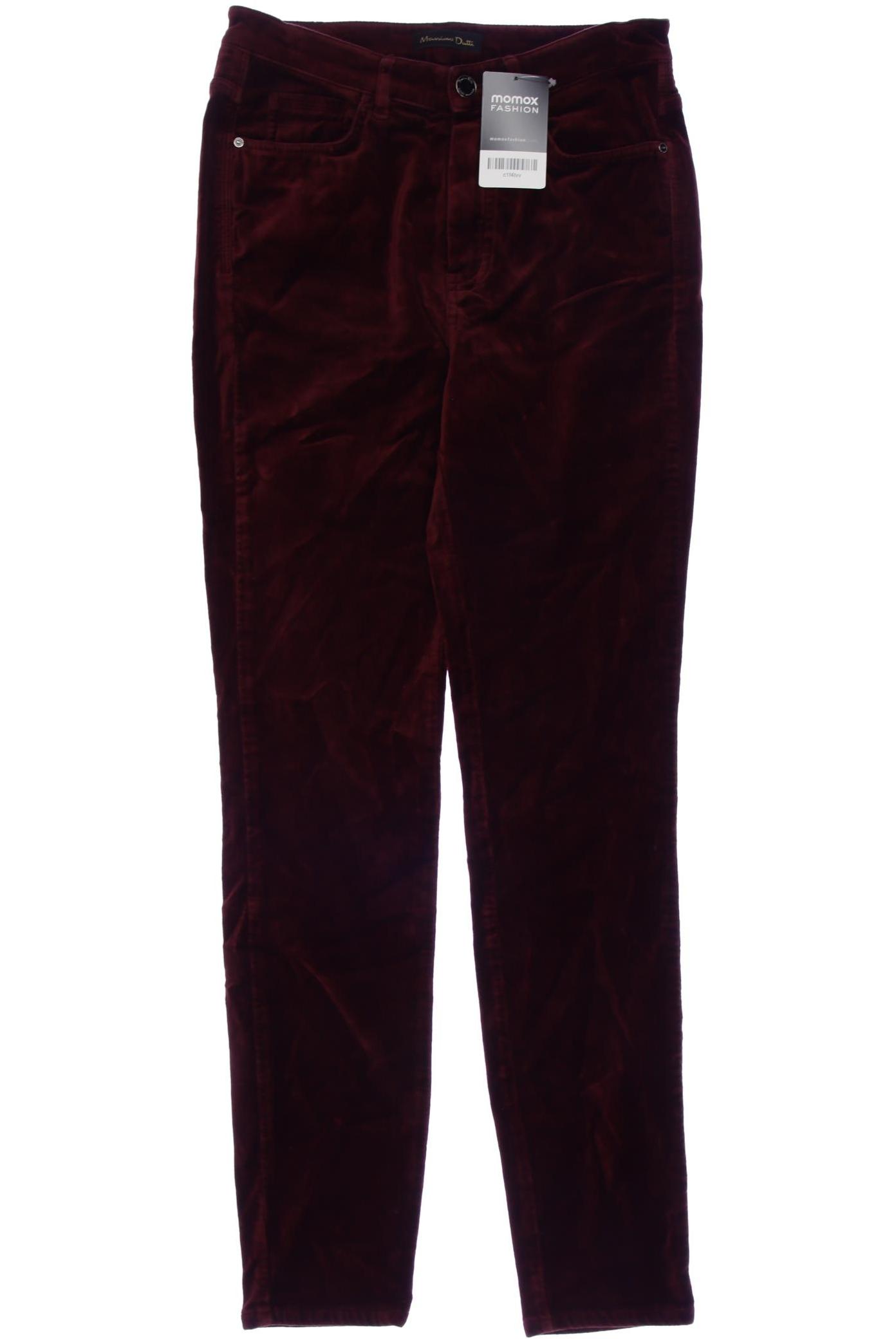 

Massimo Dutti Damen Stoffhose, bordeaux, Gr. 36