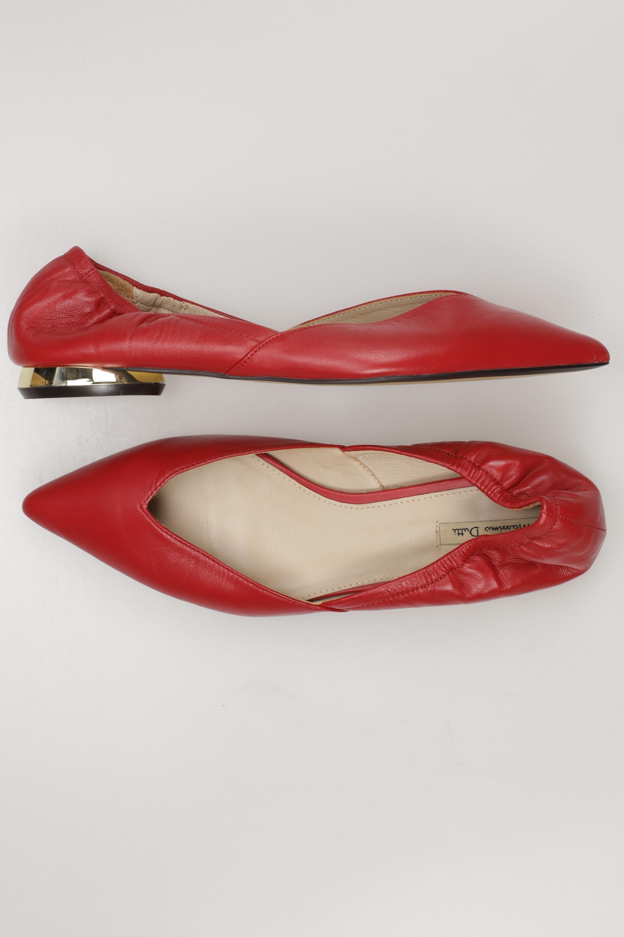 

Massimo Dutti Damen Ballerinas, rot, Gr. 39
