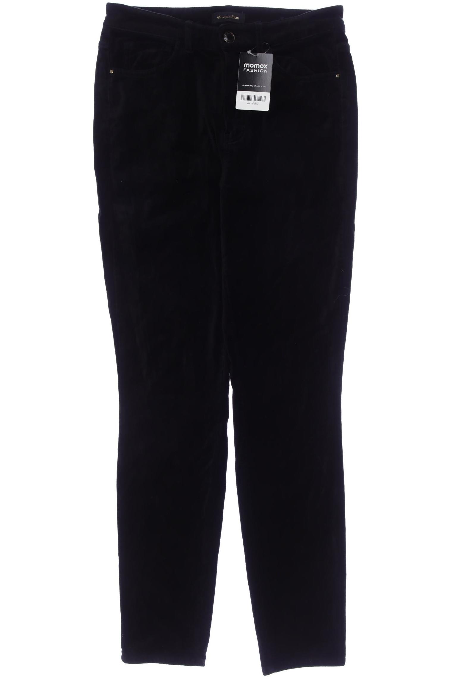 

Massimo Dutti Damen Stoffhose, schwarz, Gr. 38