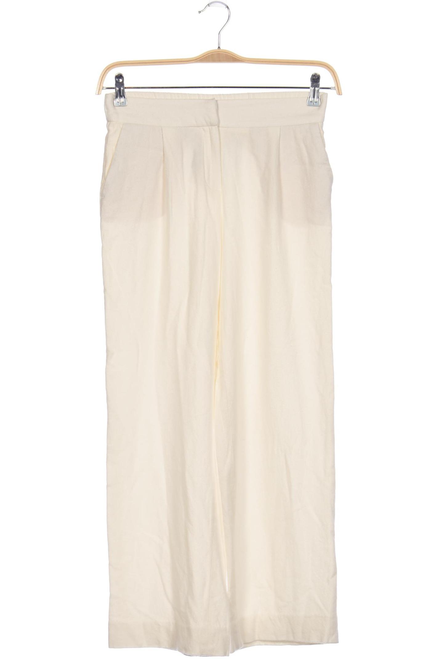 

Massimo Dutti Damen Stoffhose, cremeweiß