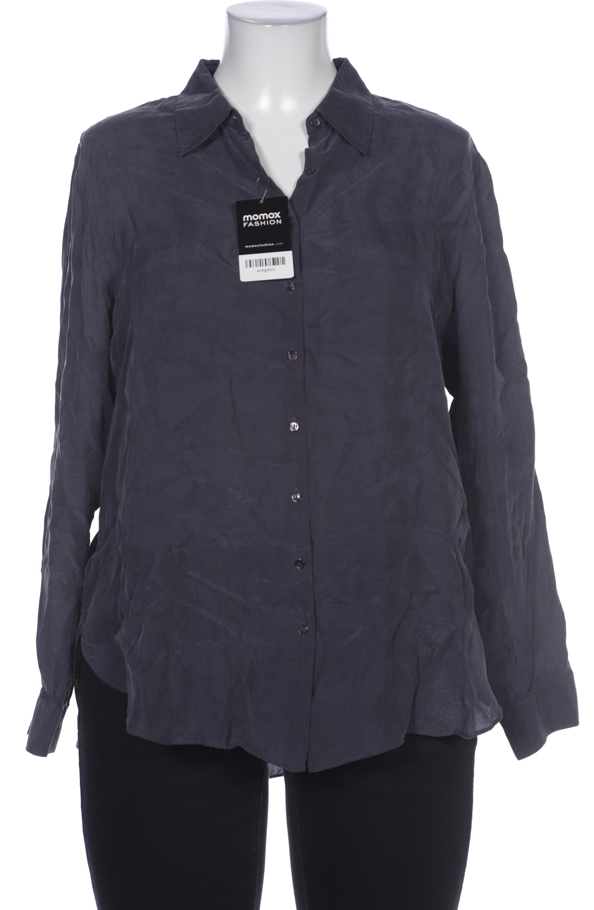 

Massimo Dutti Damen Bluse, marineblau, Gr. 42