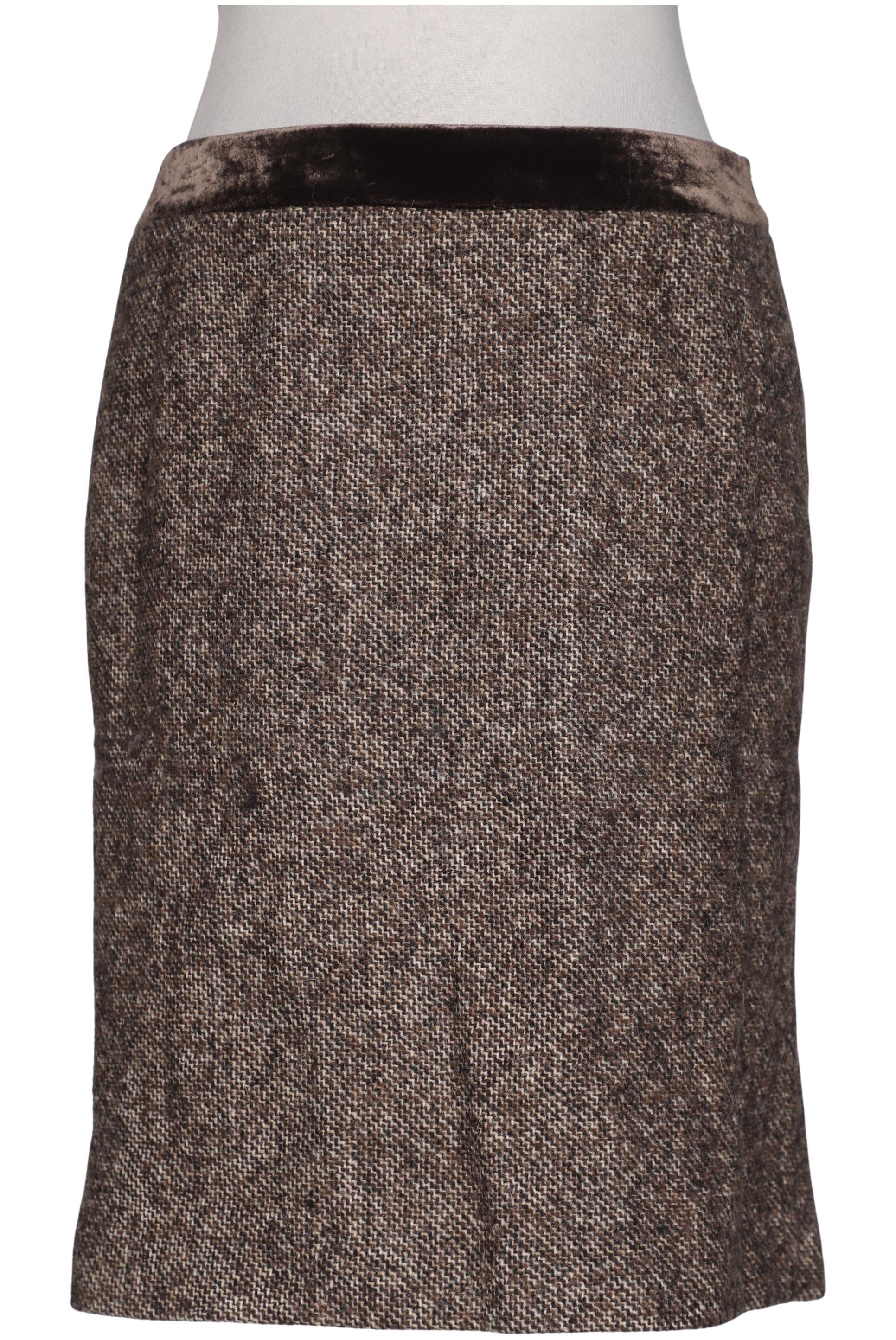 

Massimo Dutti Damen Rock, braun, Gr. 36