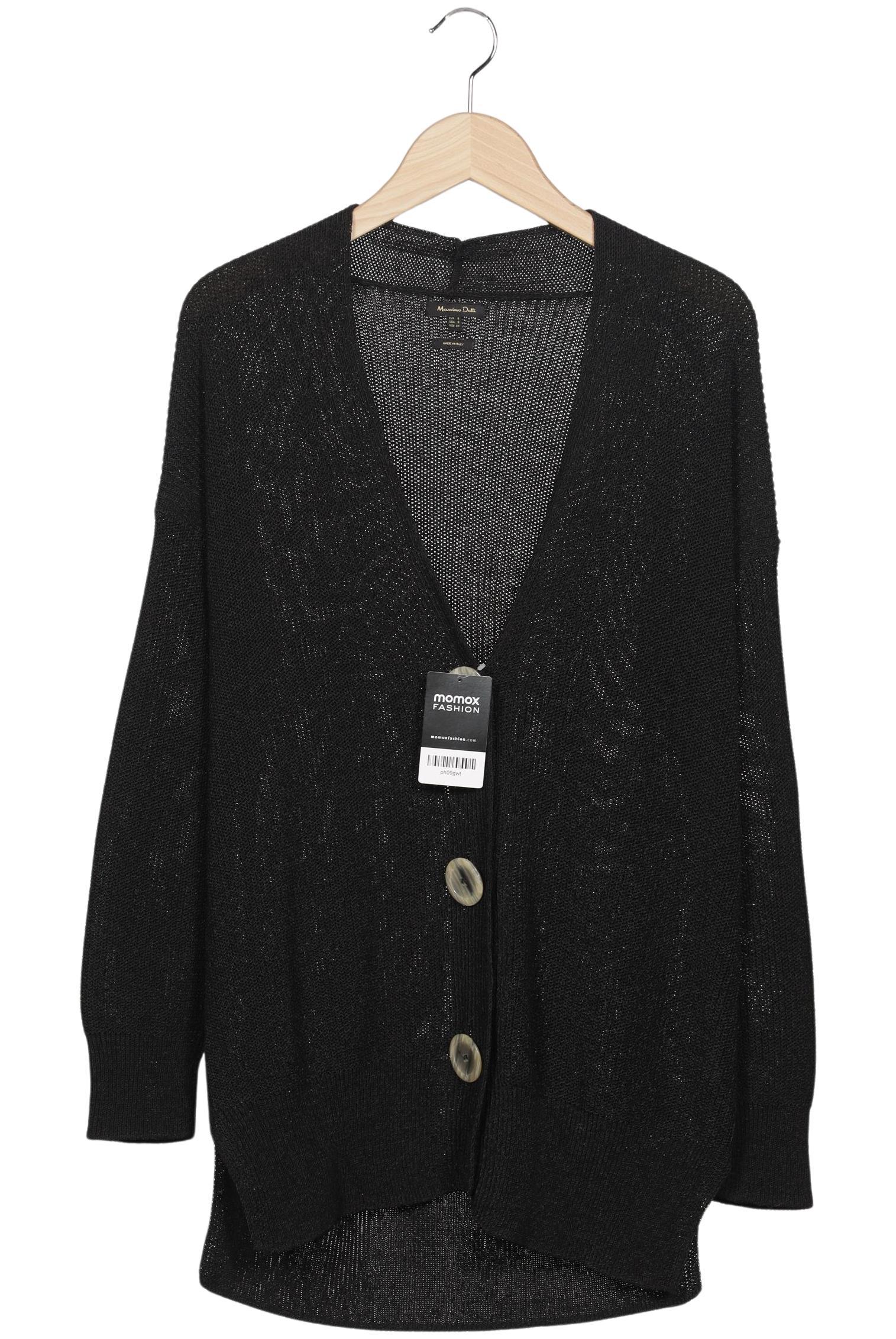 

Massimo Dutti Damen Strickjacke, schwarz, Gr. 36