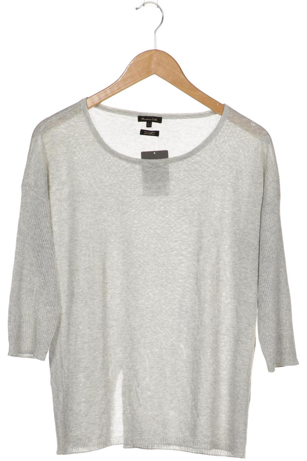 

Massimo Dutti Damen Pullover, grau, Gr. 36