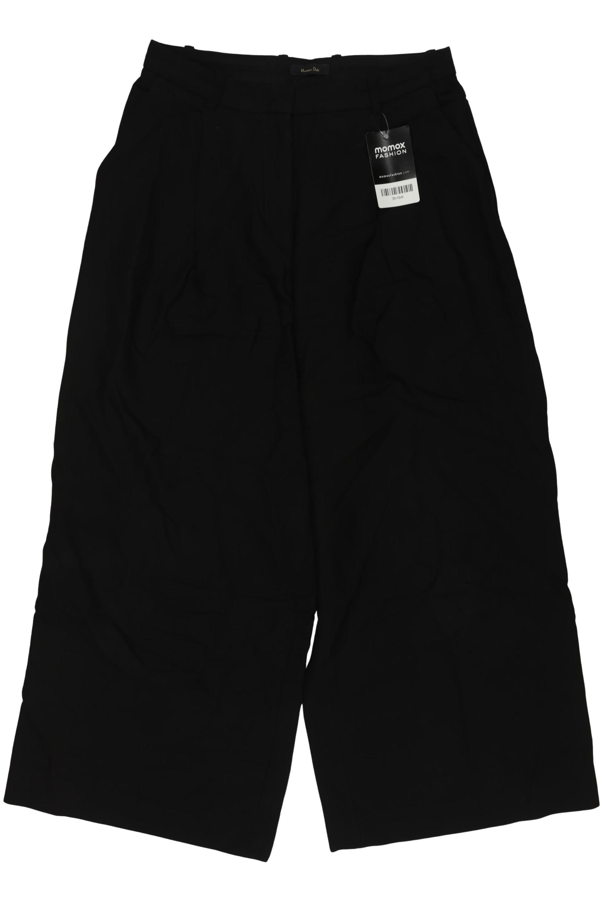 

Massimo Dutti Damen Stoffhose, schwarz, Gr. 36