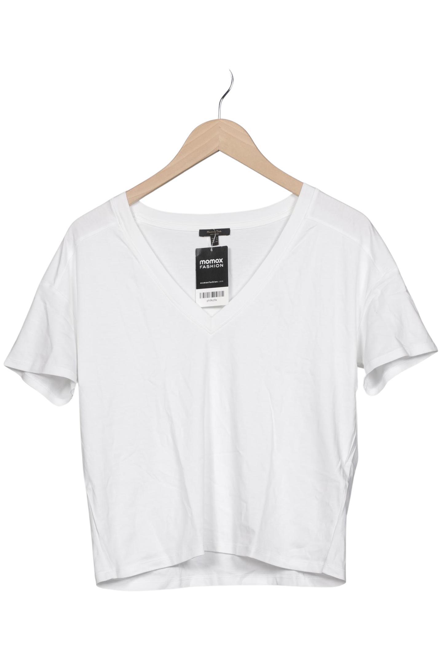 

Massimo Dutti Damen T-Shirt, weiß, Gr. 36