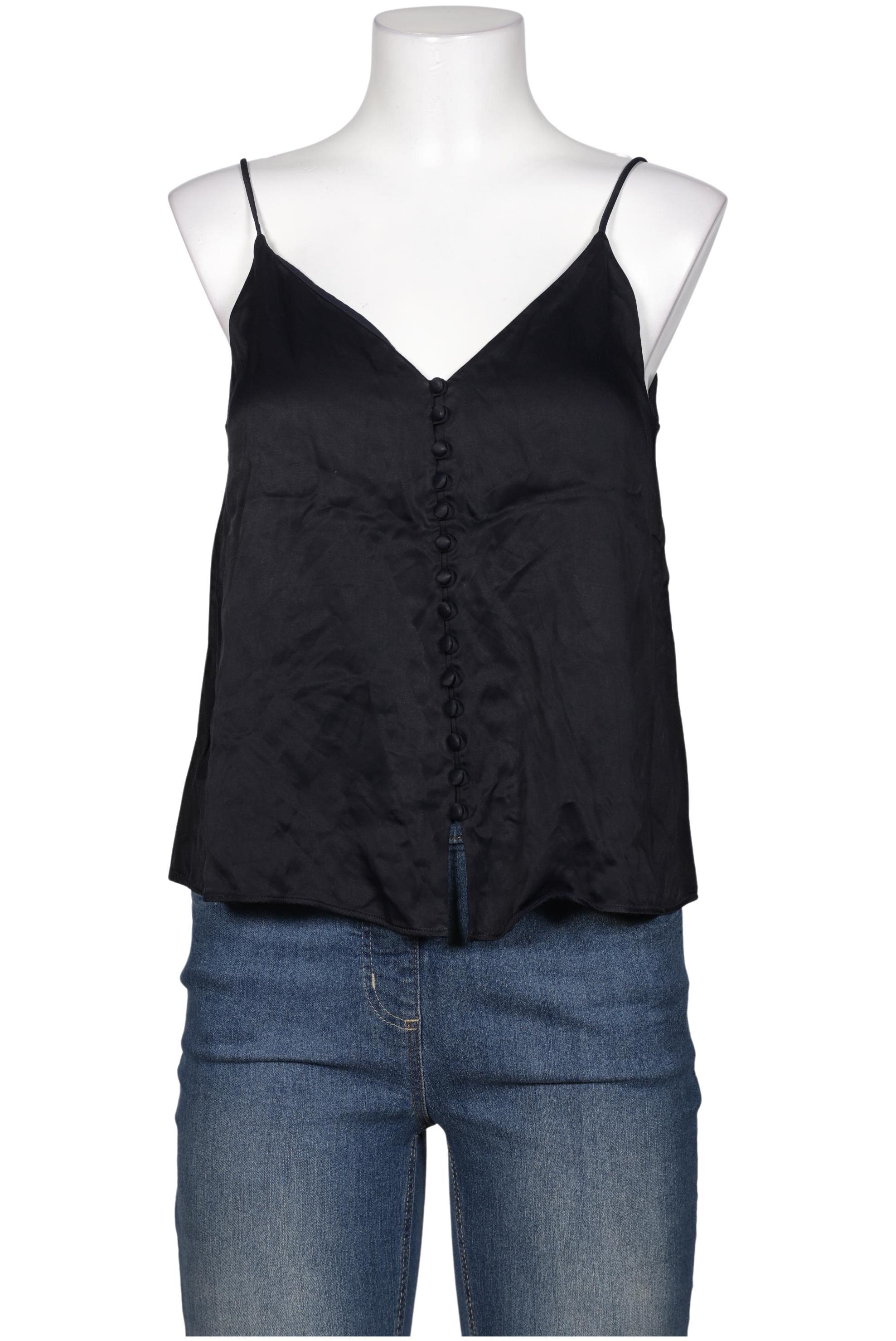 

Massimo Dutti Damen Bluse, marineblau, Gr. 40