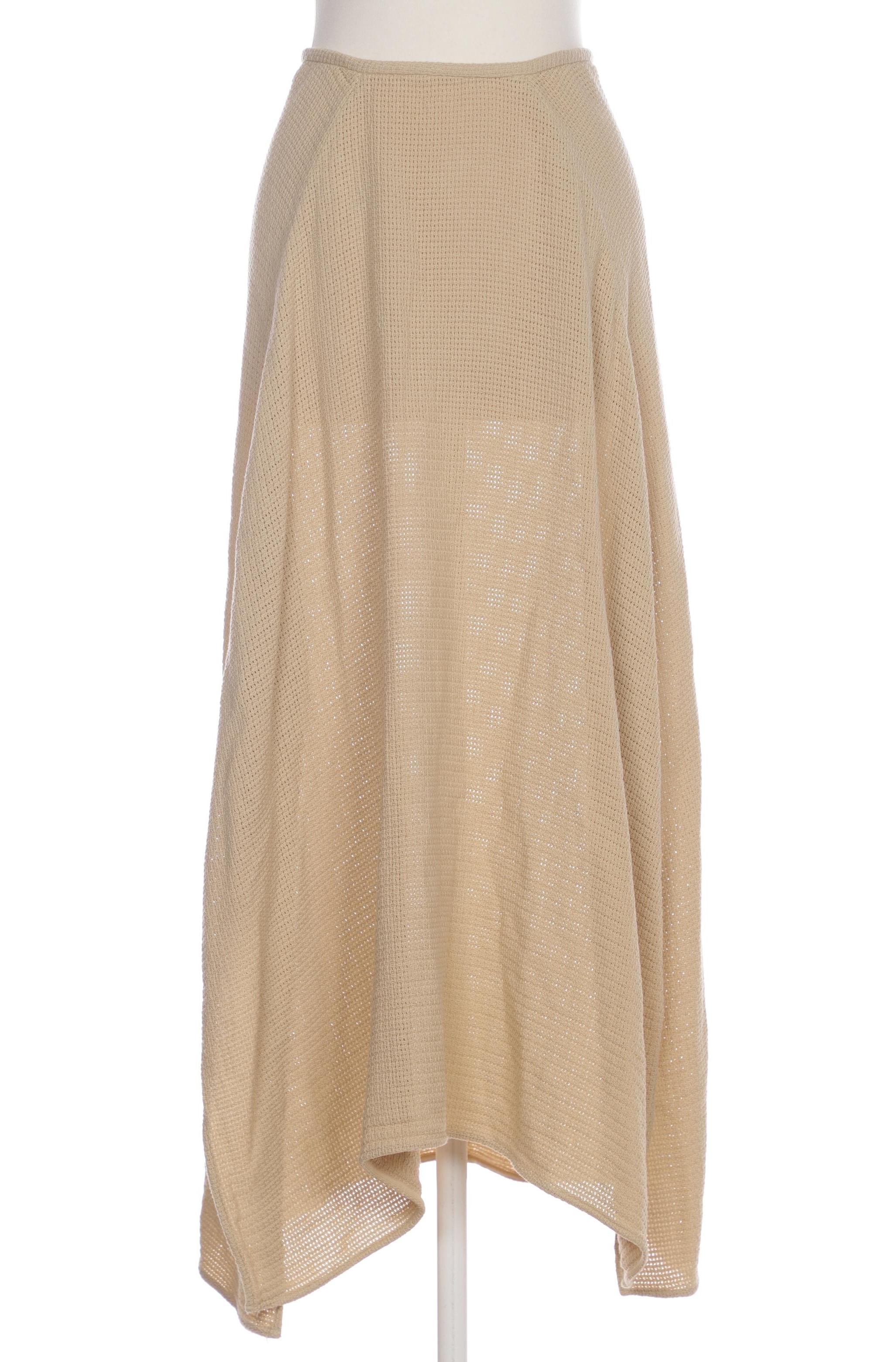 

Massimo Dutti Damen Rock, beige, Gr. 34