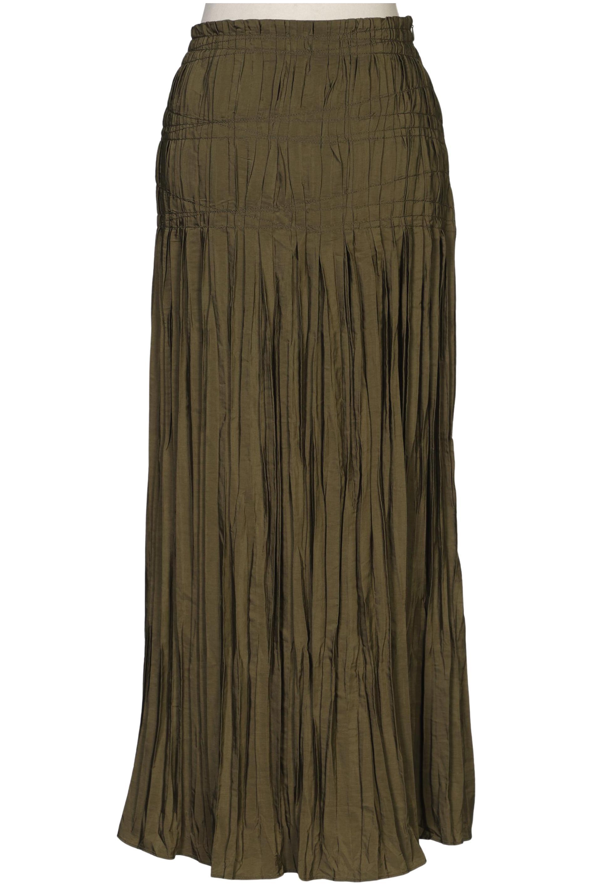 

Massimo Dutti Damen Rock, grün, Gr. 38