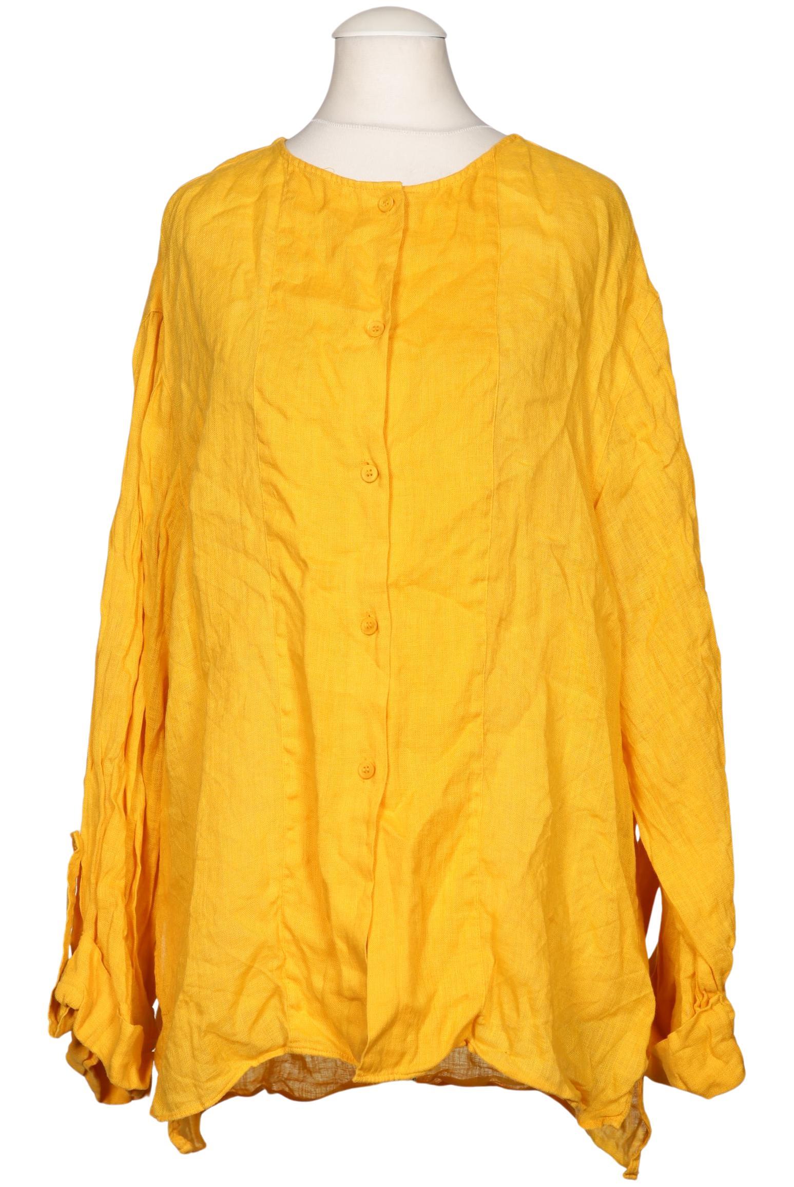 

Massimo Dutti Damen Bluse, gelb, Gr. 36