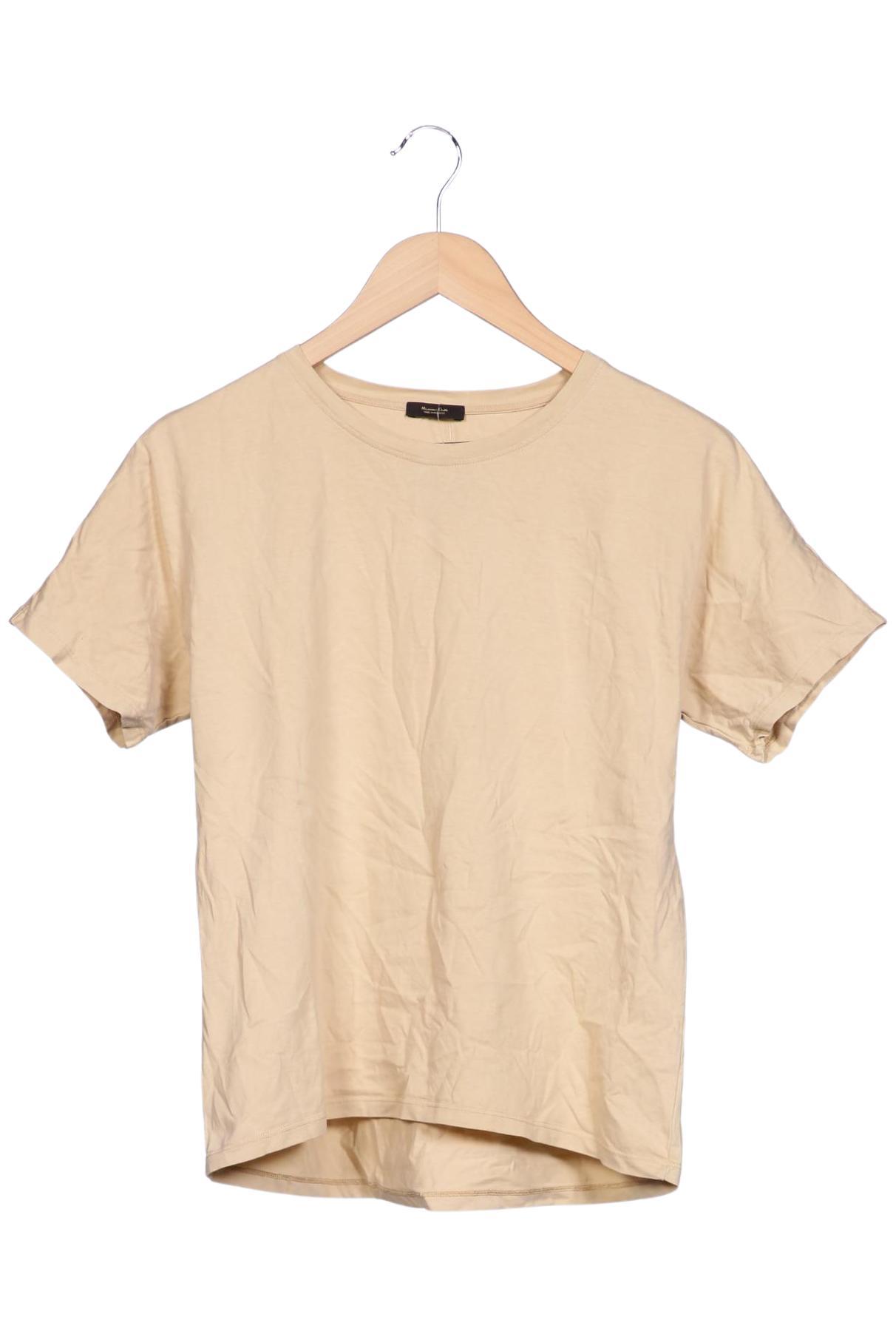 

Massimo Dutti Damen T-Shirt, beige, Gr. 36