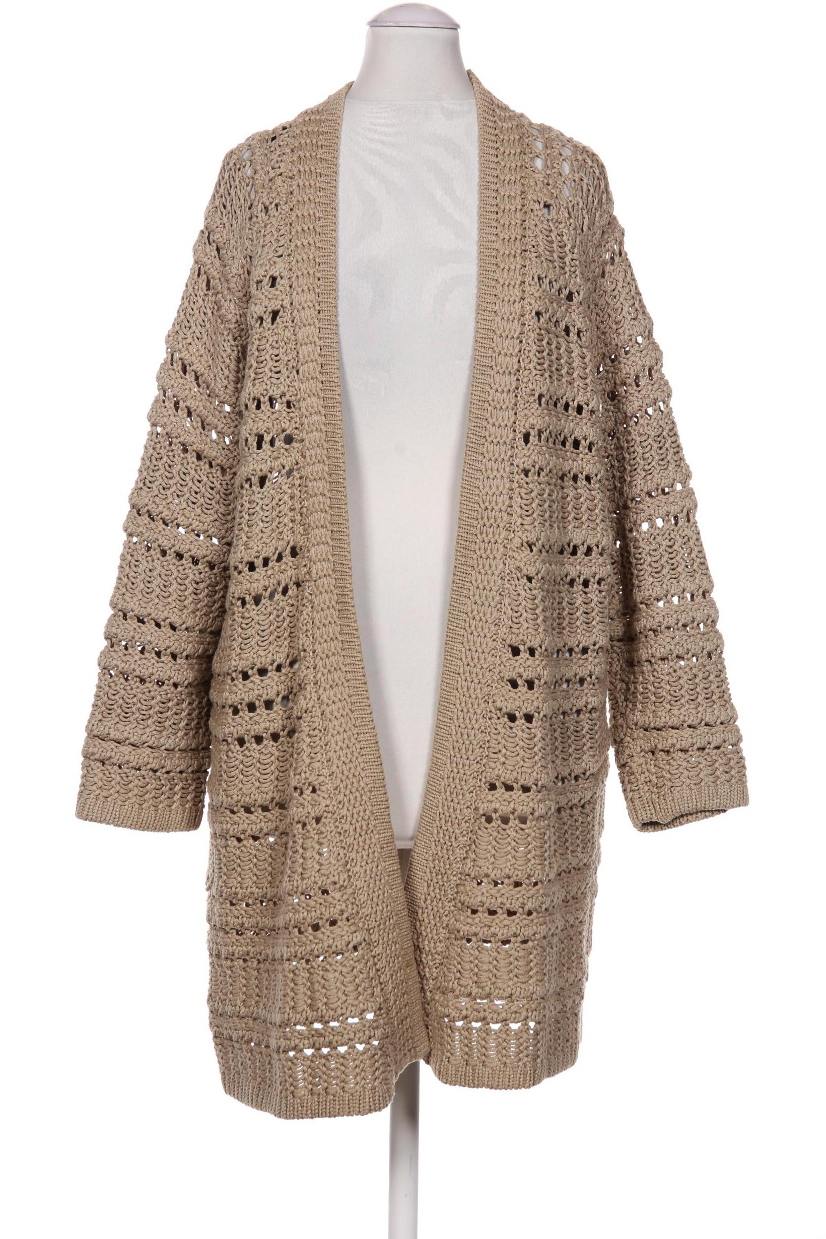 

Massimo Dutti Damen Strickjacke, beige, Gr. 34