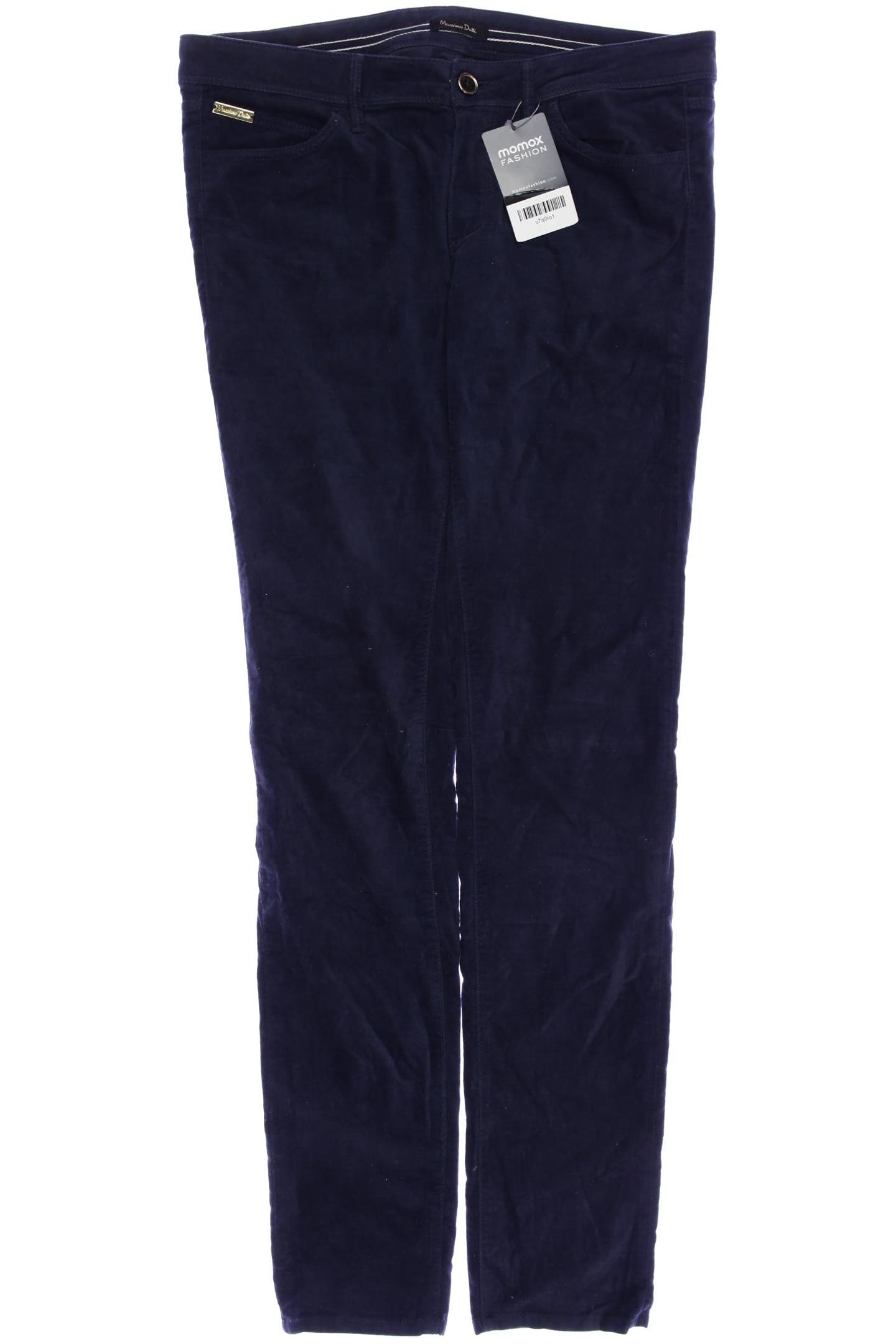 

Massimo Dutti Damen Stoffhose, marineblau, Gr. 38