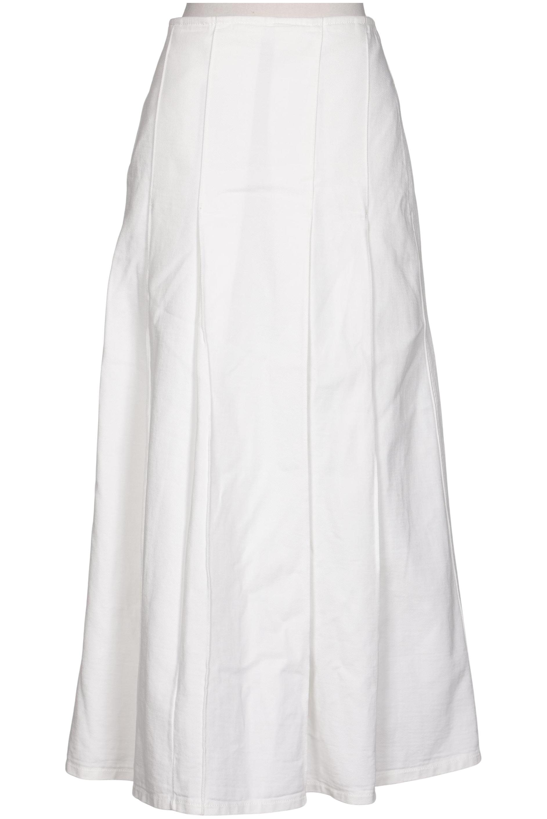 

Massimo Dutti Damen Rock, weiß, Gr. 40