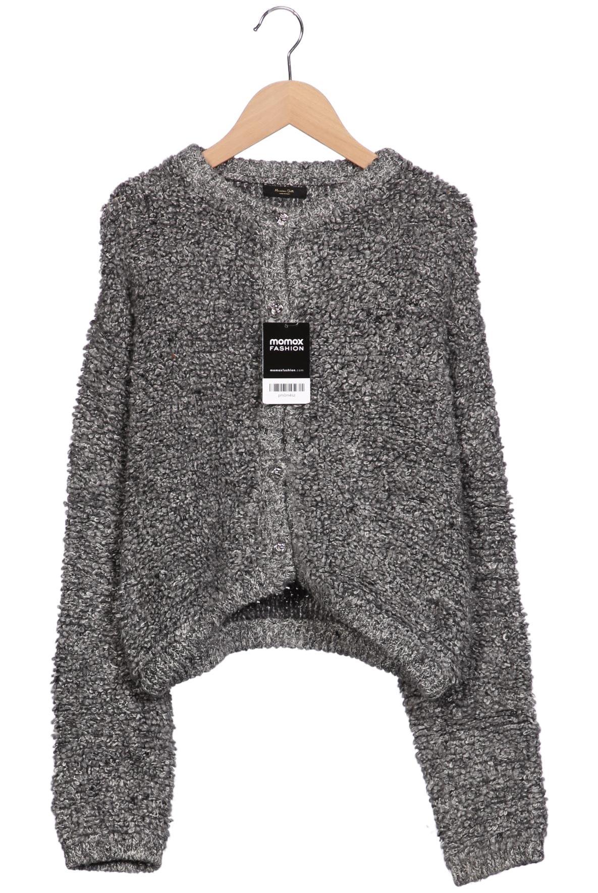 

Massimo Dutti Damen Strickjacke, grau, Gr. 36