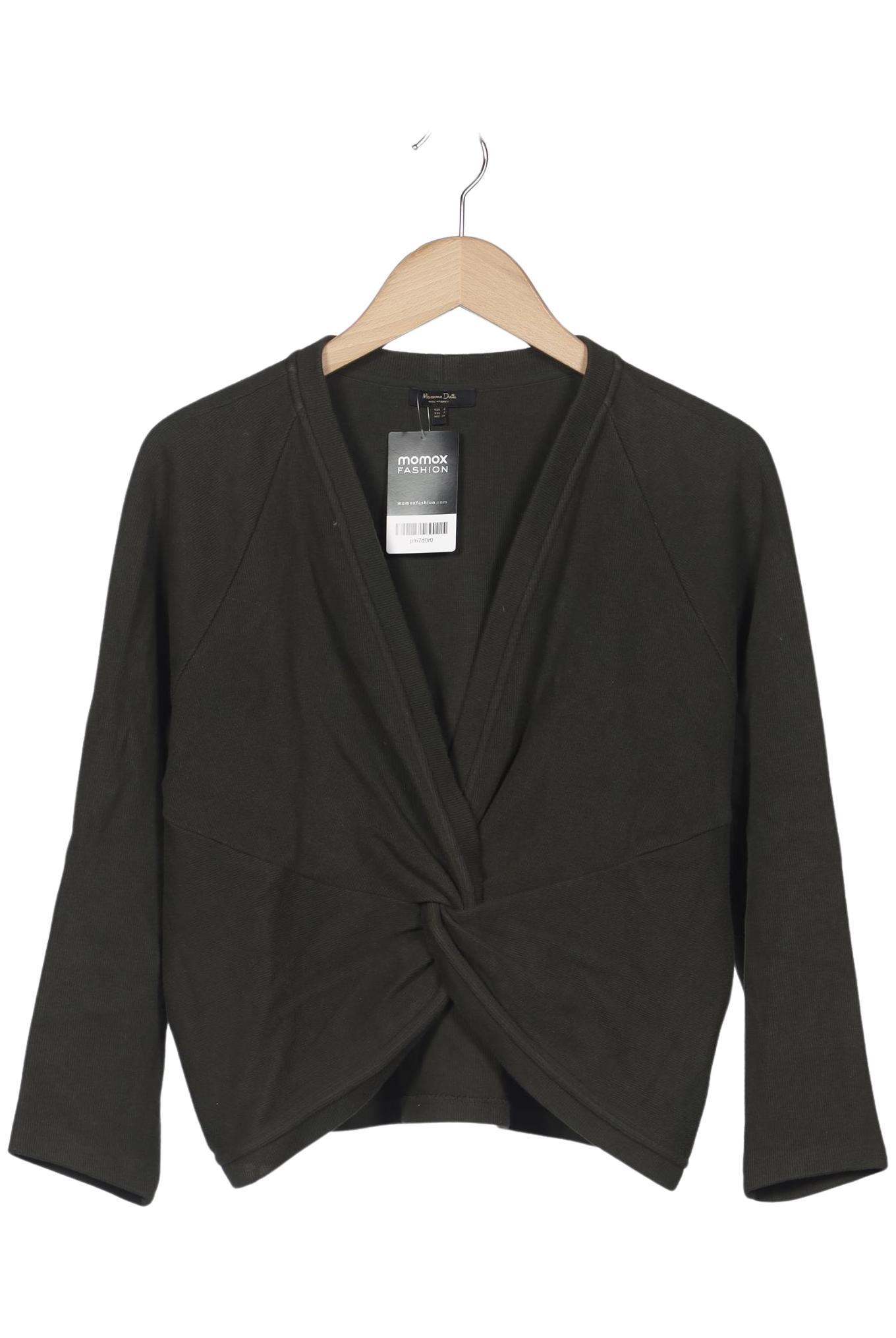 

Massimo Dutti Damen Pullover, grün, Gr. 36
