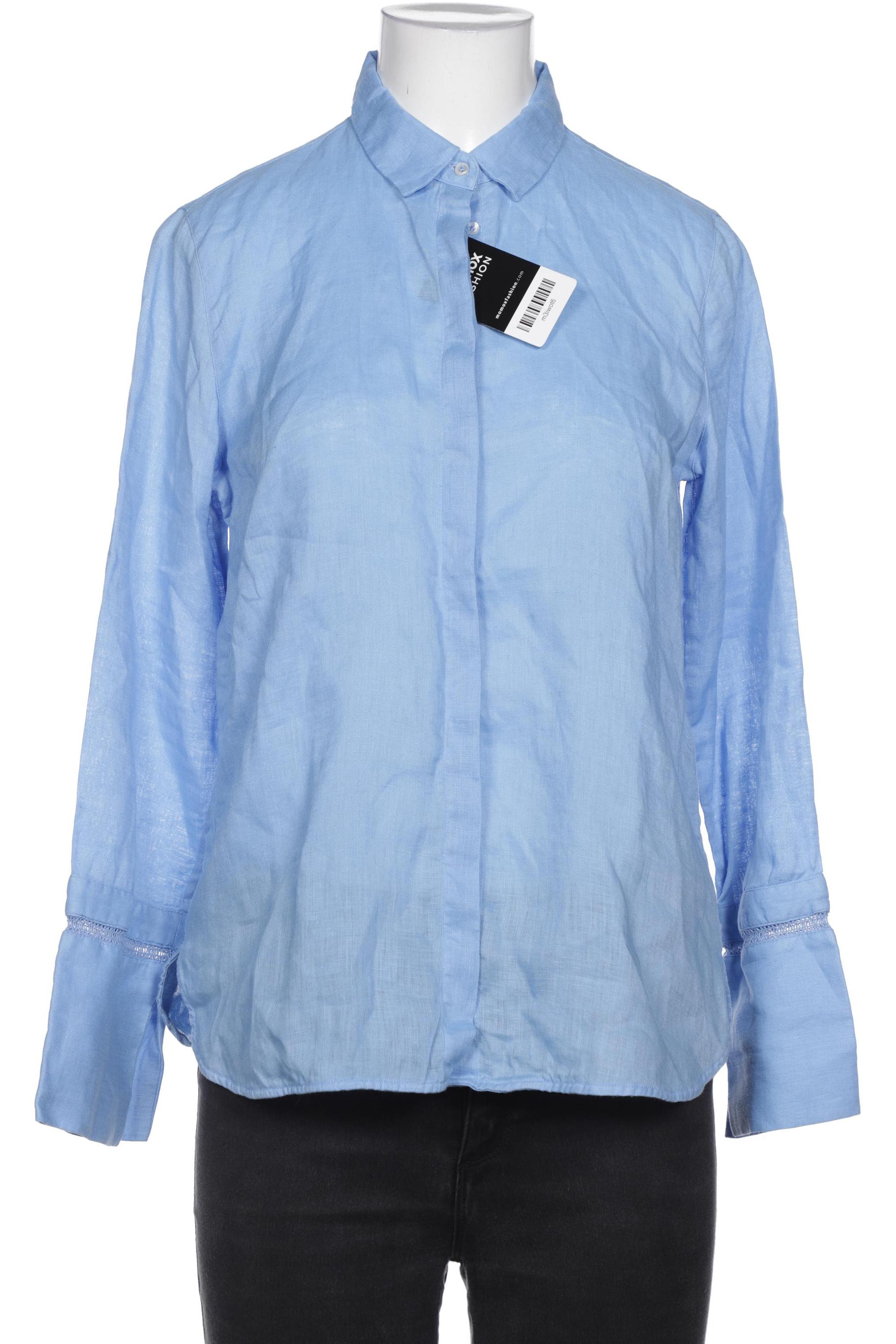 

Massimo Dutti Damen Bluse, blau, Gr. 38