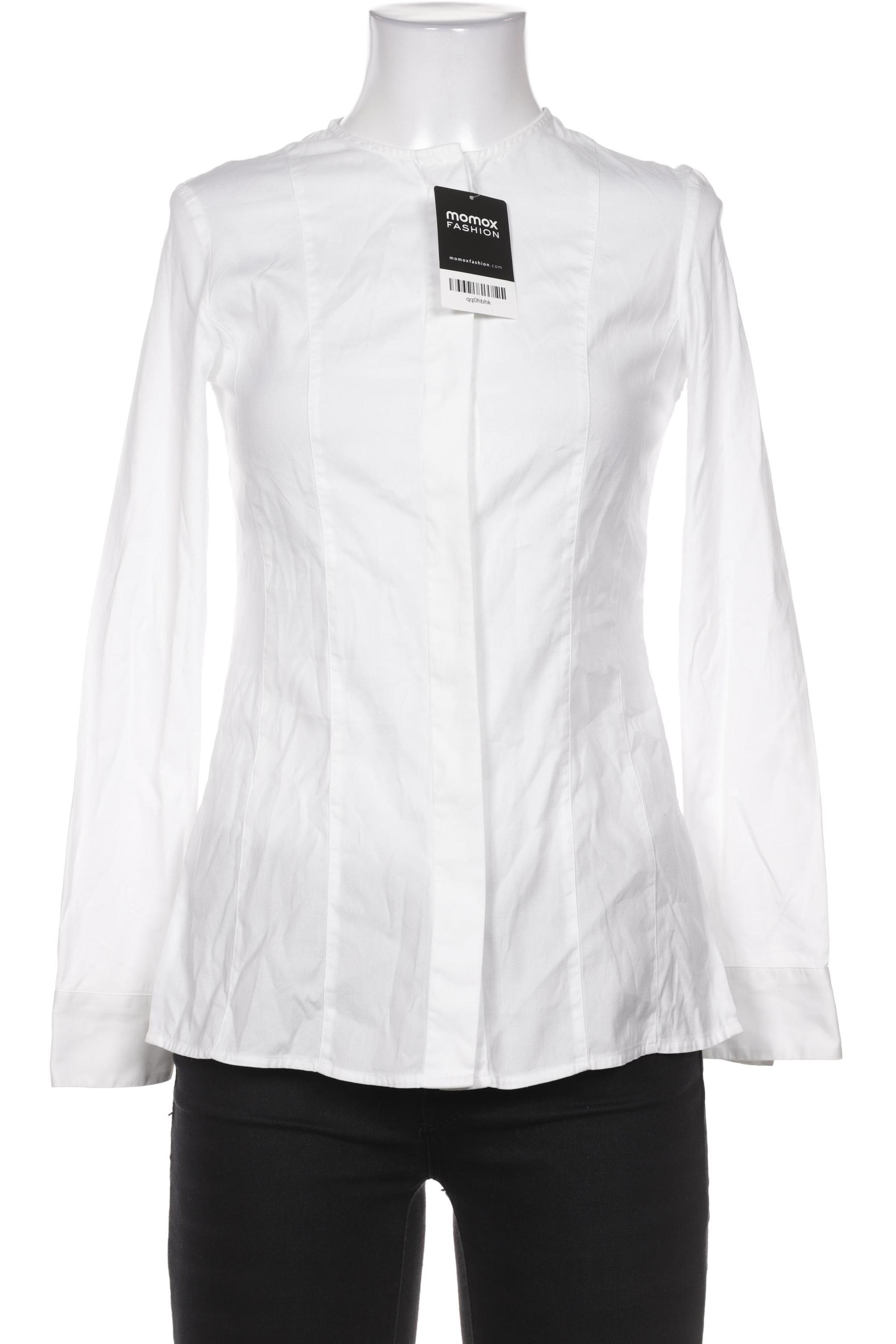 

Massimo Dutti Damen Bluse, weiß, Gr. 34