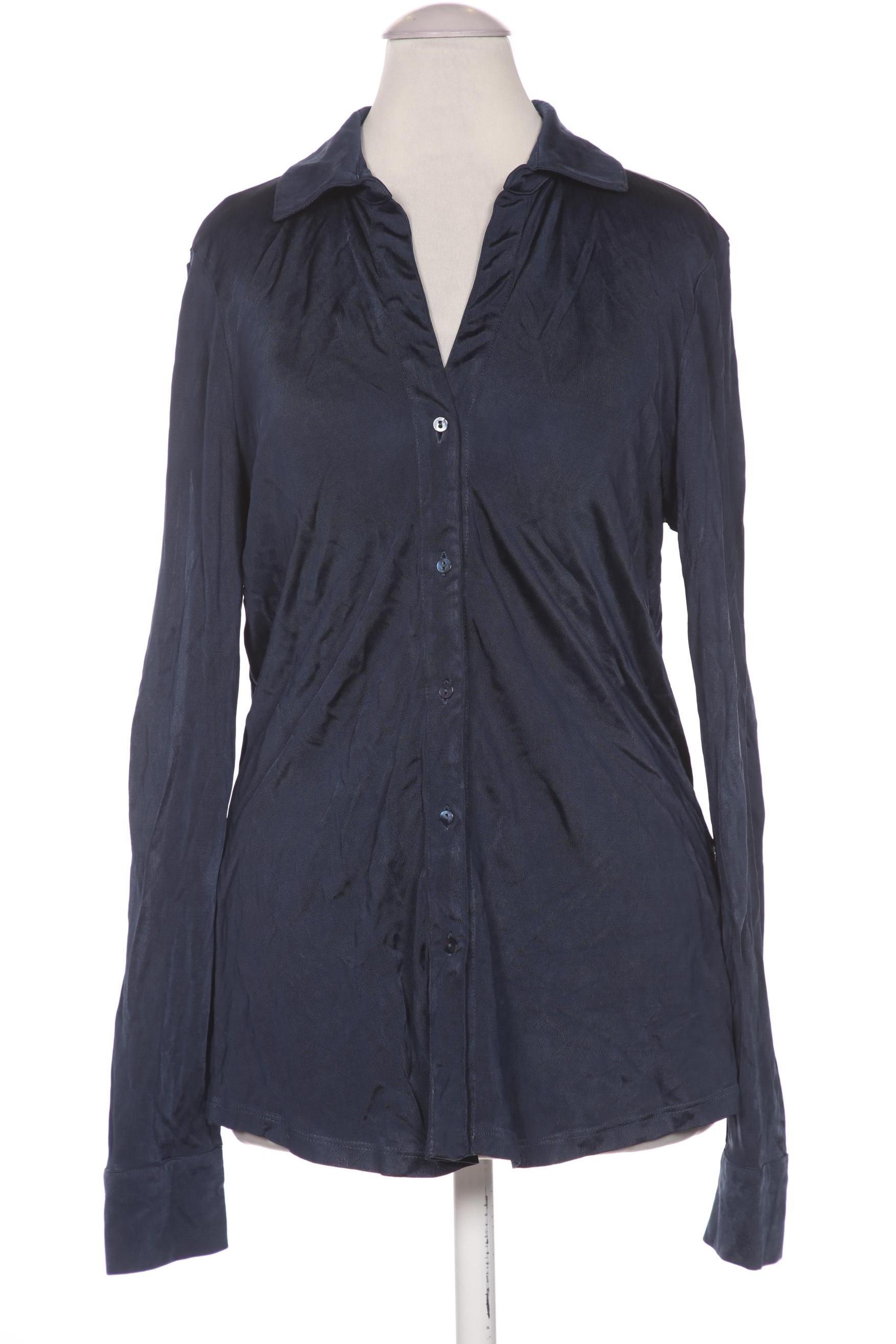 

Massimo Dutti Damen Bluse, marineblau, Gr. 34