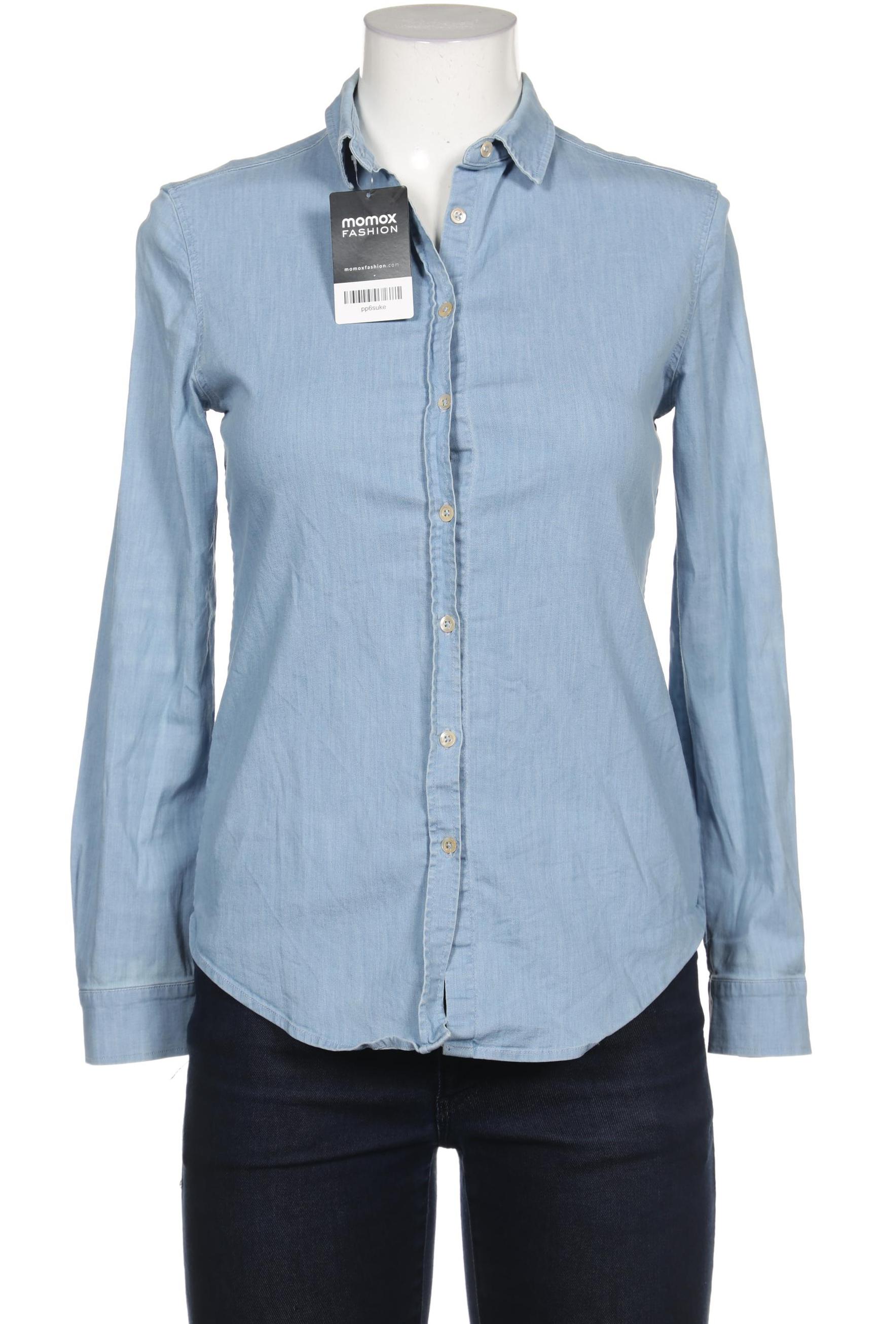 

Massimo Dutti Damen Bluse, hellblau