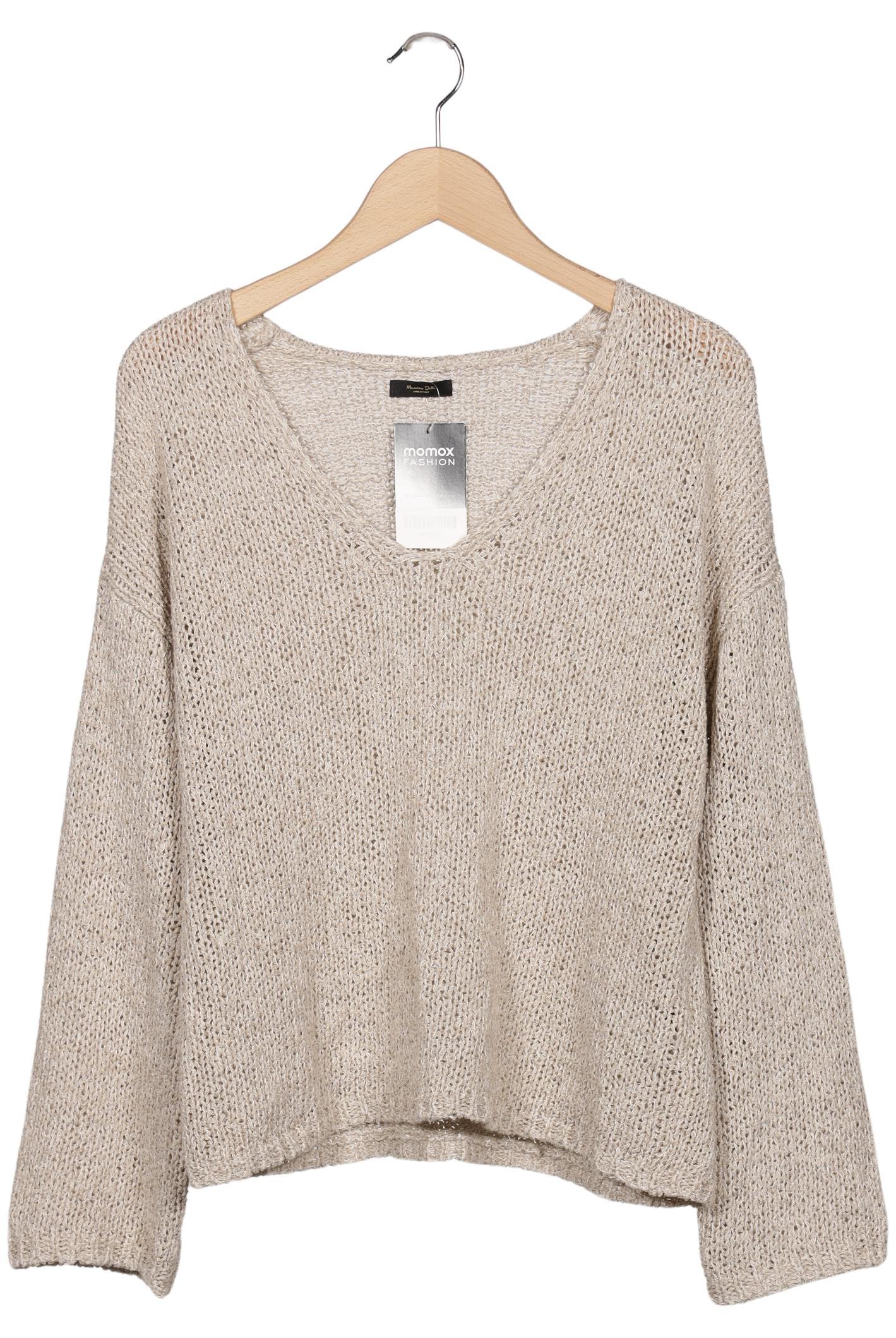 

Massimo Dutti Damen Pullover, beige, Gr. 38