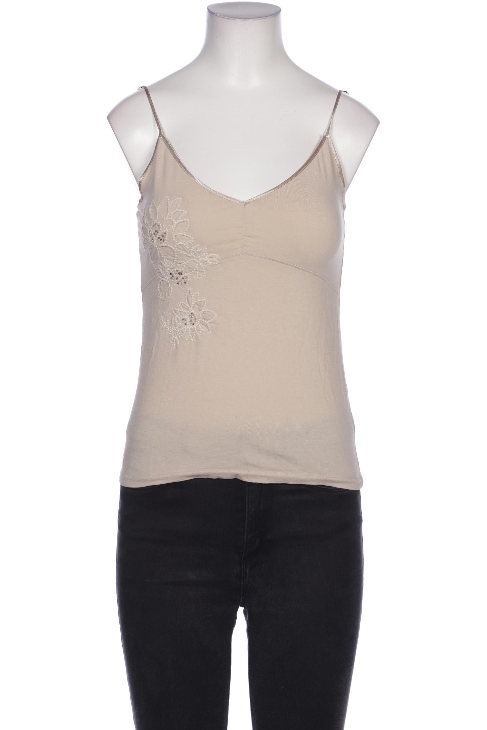 

Massimo Dutti Damen Top, beige, Gr. 36