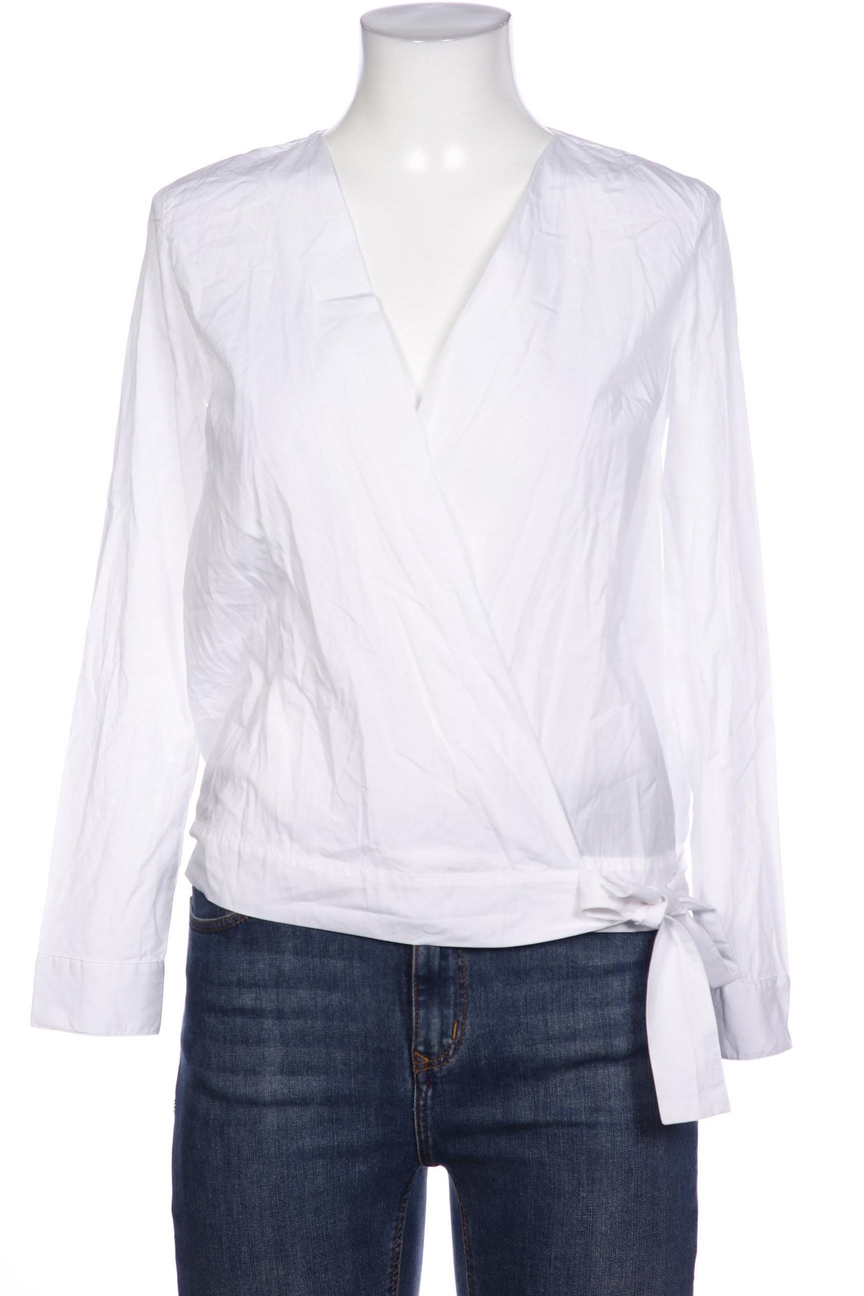 

Massimo Dutti Damen Bluse, weiß, Gr. 36