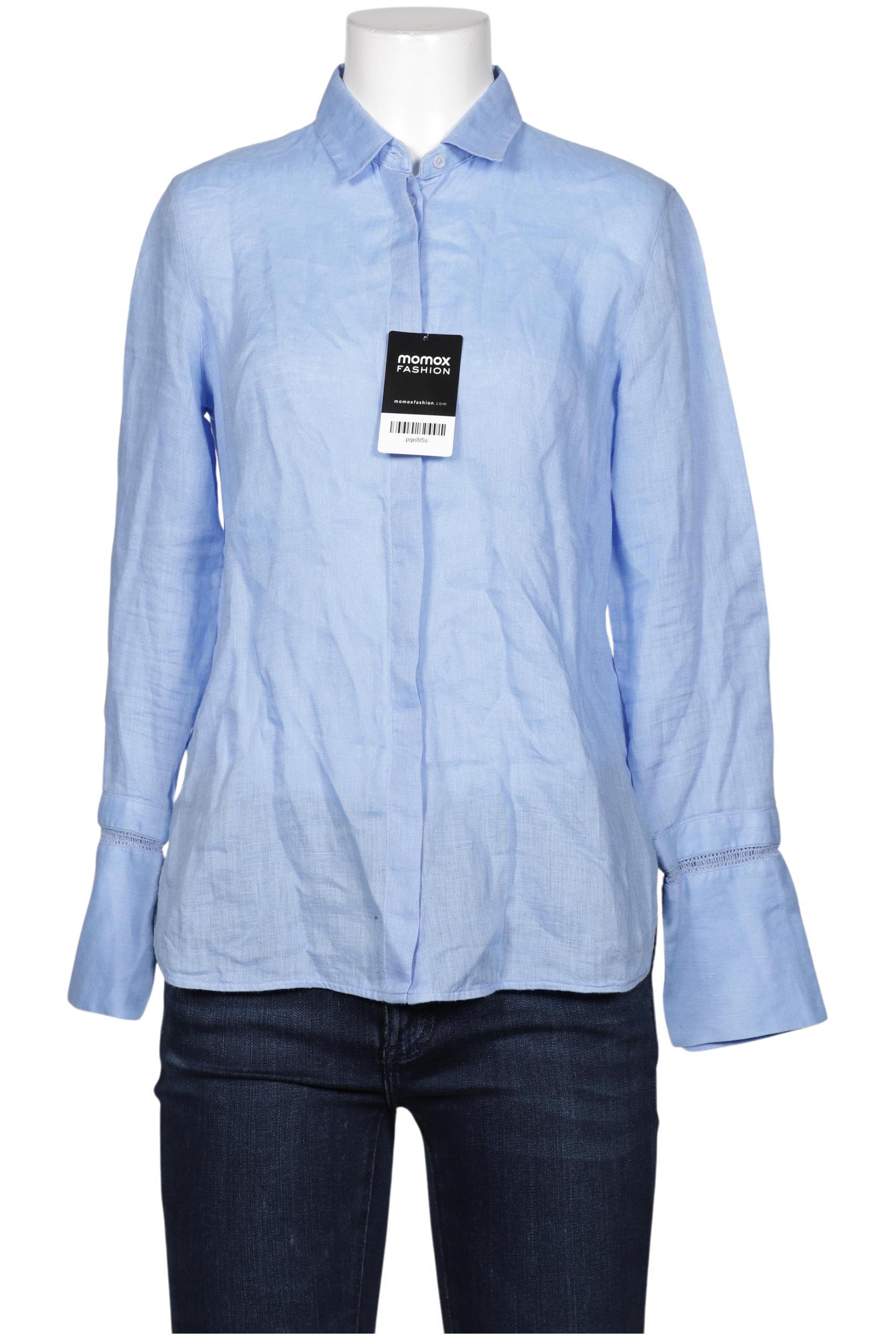 

Massimo Dutti Damen Bluse, blau, Gr. 36