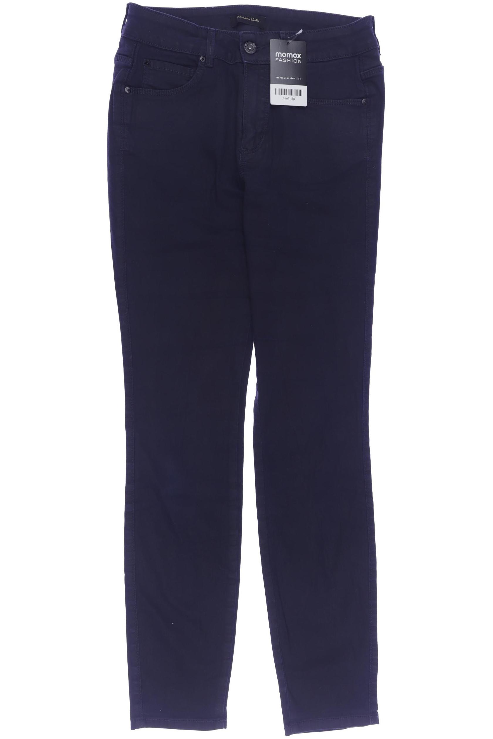 

Massimo Dutti Damen Stoffhose, marineblau, Gr. 36