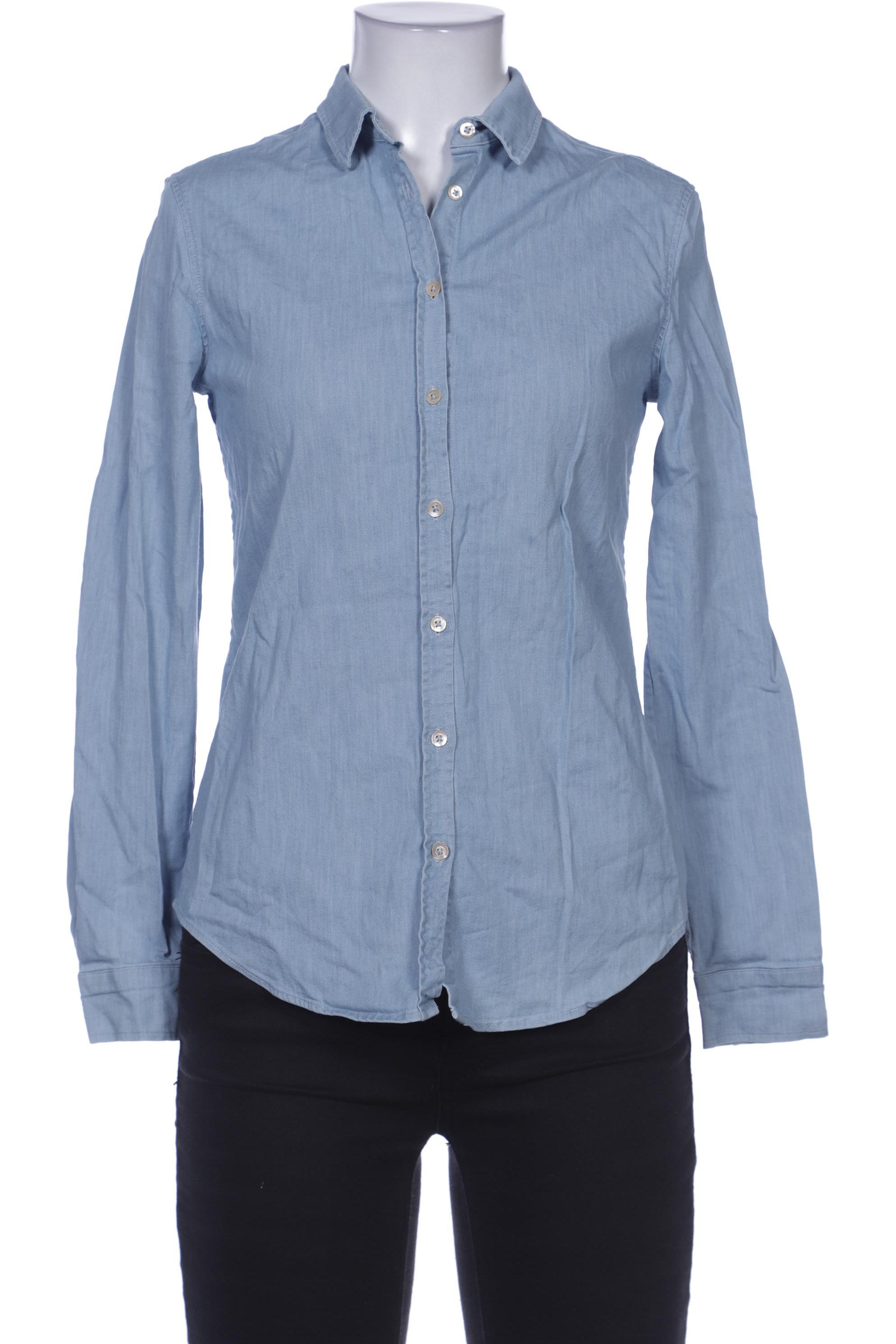 

Massimo Dutti Damen Bluse, blau, Gr. 36