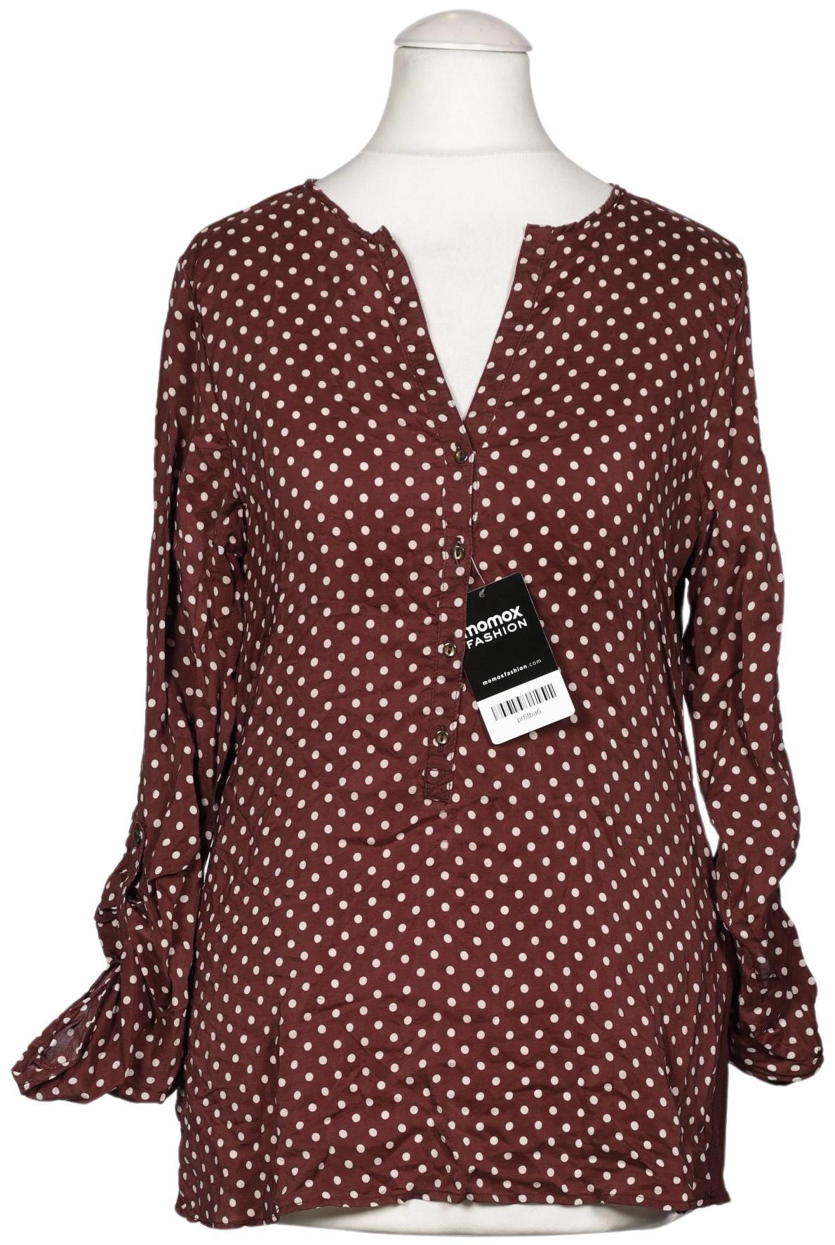 

Massimo Dutti Damen Bluse, bordeaux, Gr. 36