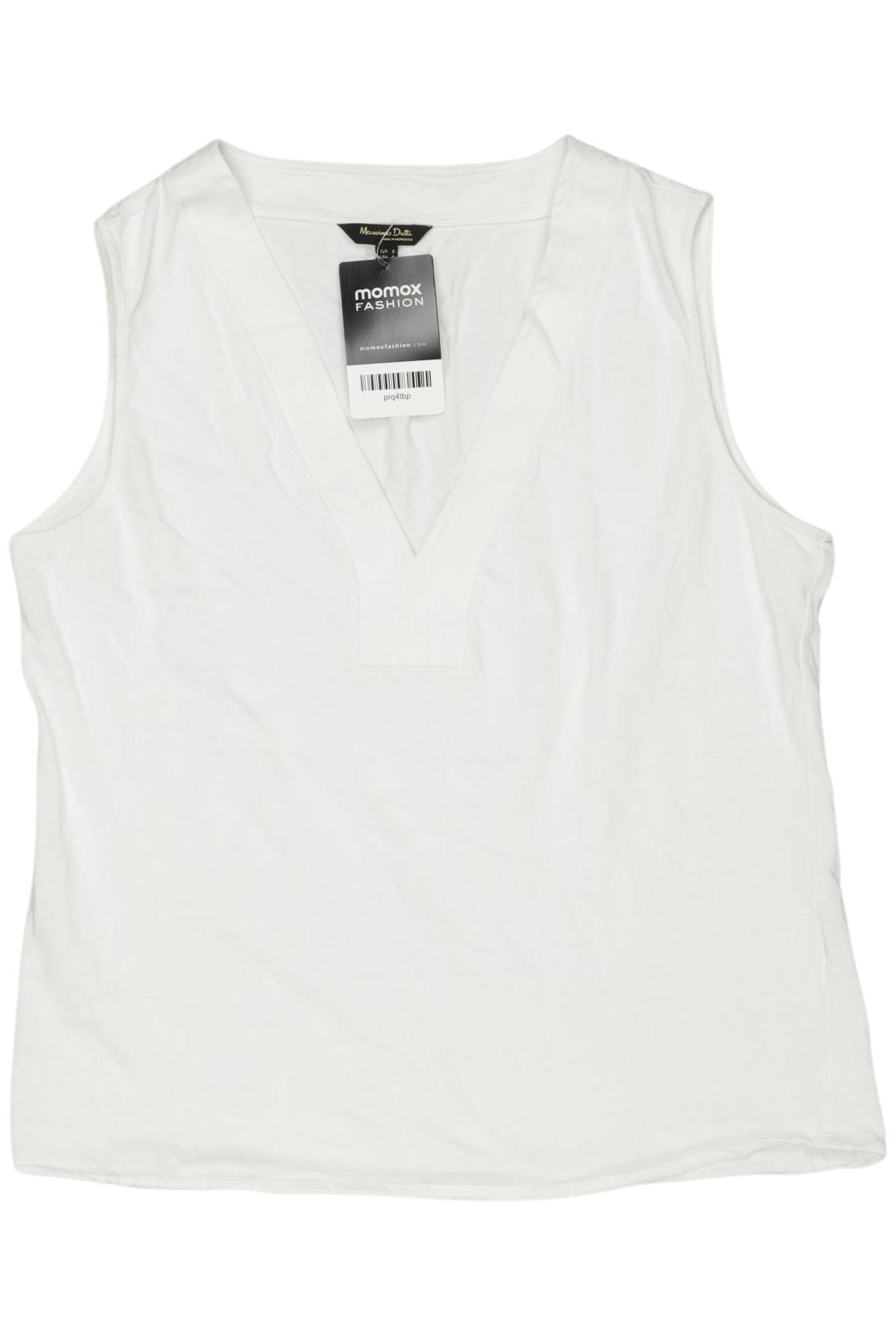 

Massimo Dutti Damen Top, weiß, Gr. 36